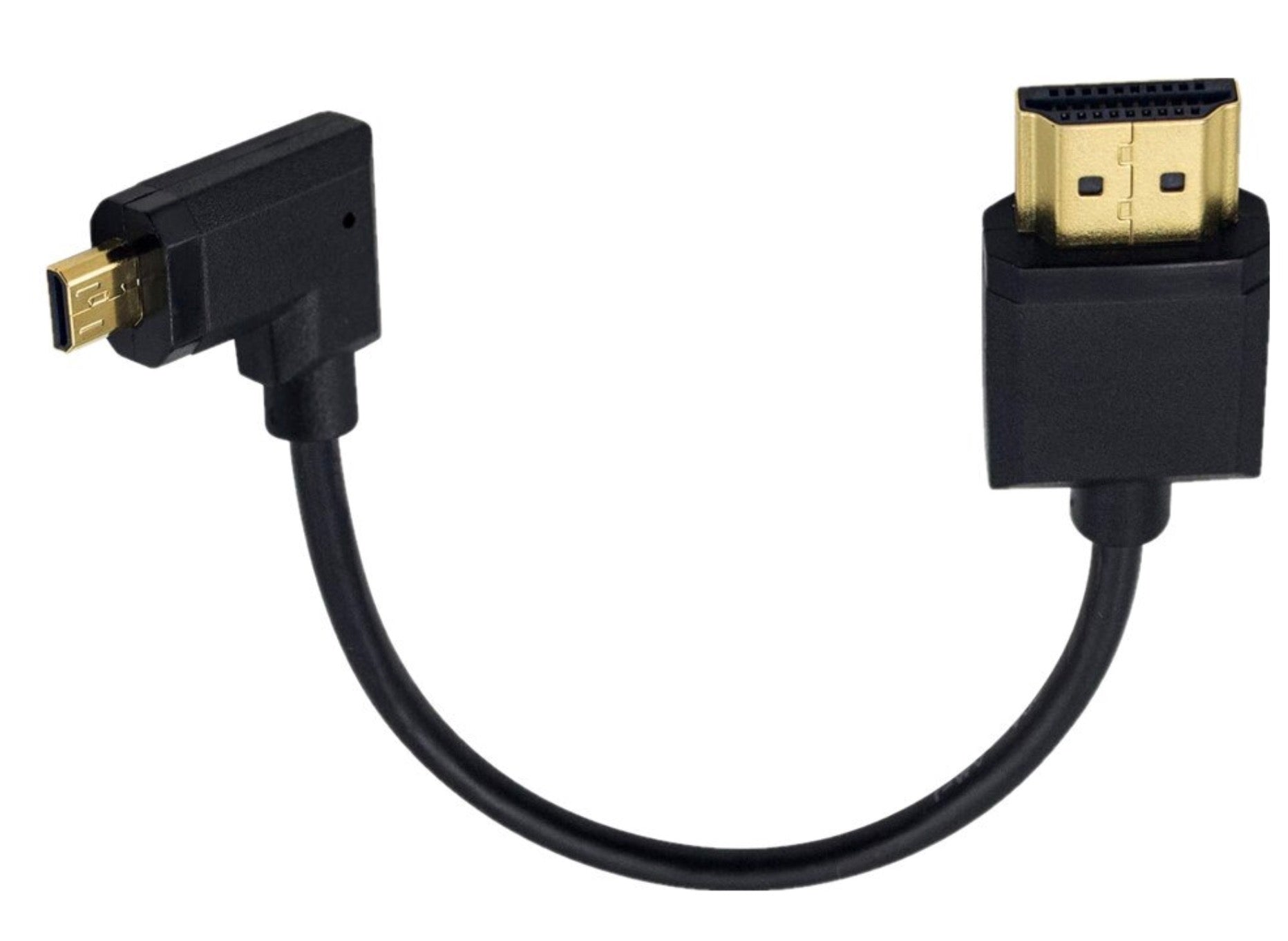 Ultra Thin Micro HDMI to HDMI 4K Cable 4K 0.15m