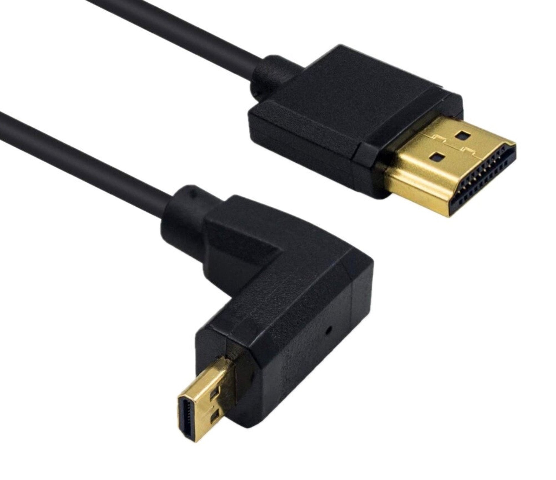 Ultra Thin Micro HDMI to HDMI 4K Cable 4K 0.15m