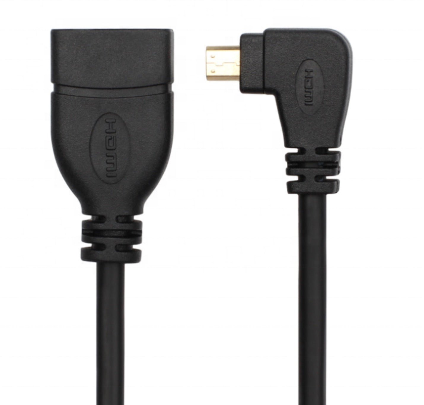 Micro HDMI Male to HDMI Female Adapter Cable for Camera Camcorder 0.15m