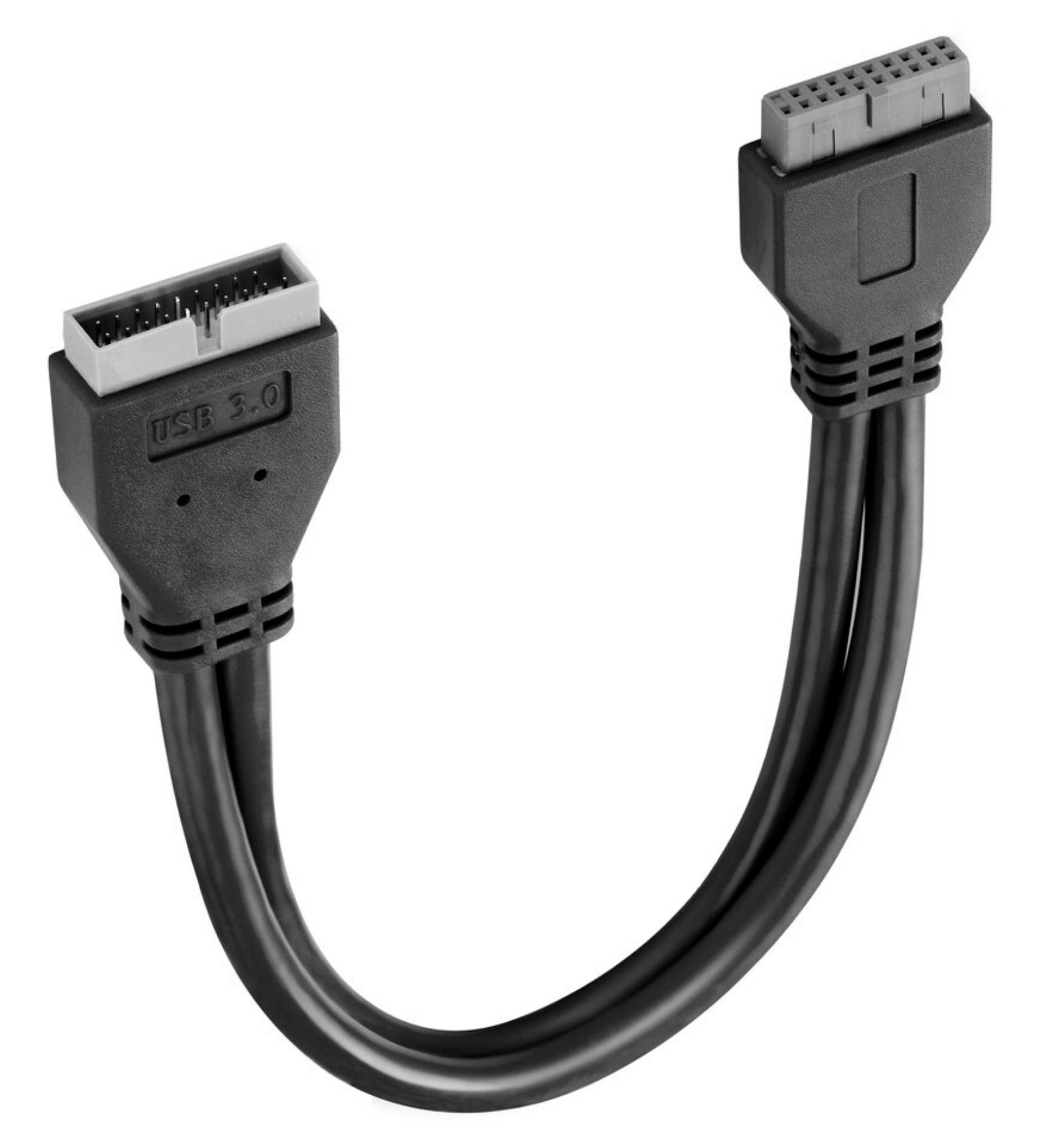USB 3.0 20 Pin Male to Female Motherboard Mainboard Cable 0.3m