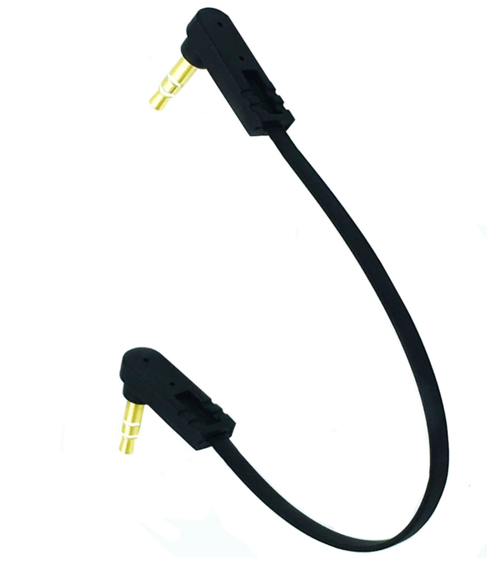 3.5mm 1/8" TRS Male to TRS Male Stereo Jack Audio Flat Cable