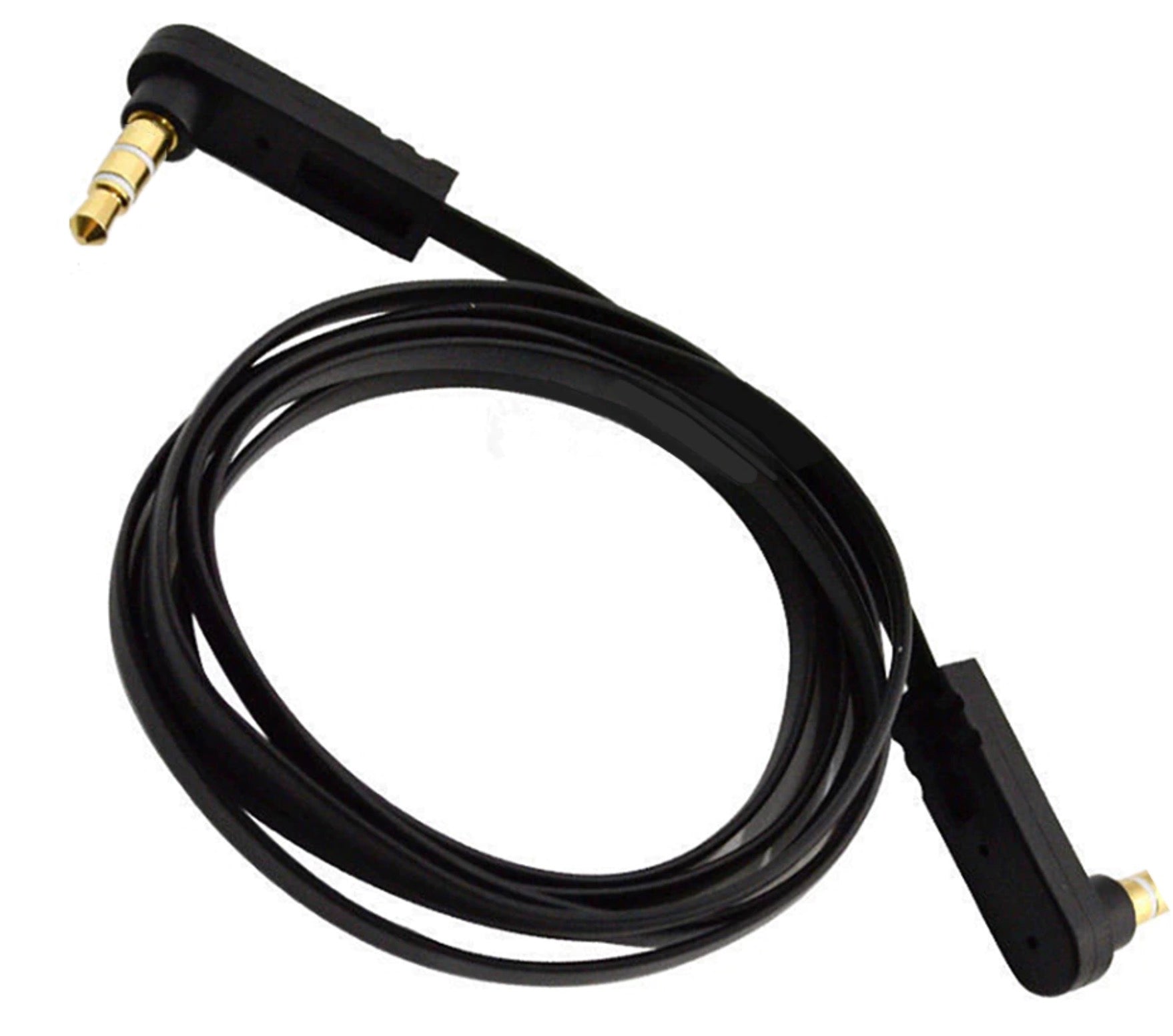 3.5mm 1/8" TRS Male to TRS Male Stereo Jack Audio Flat Cable