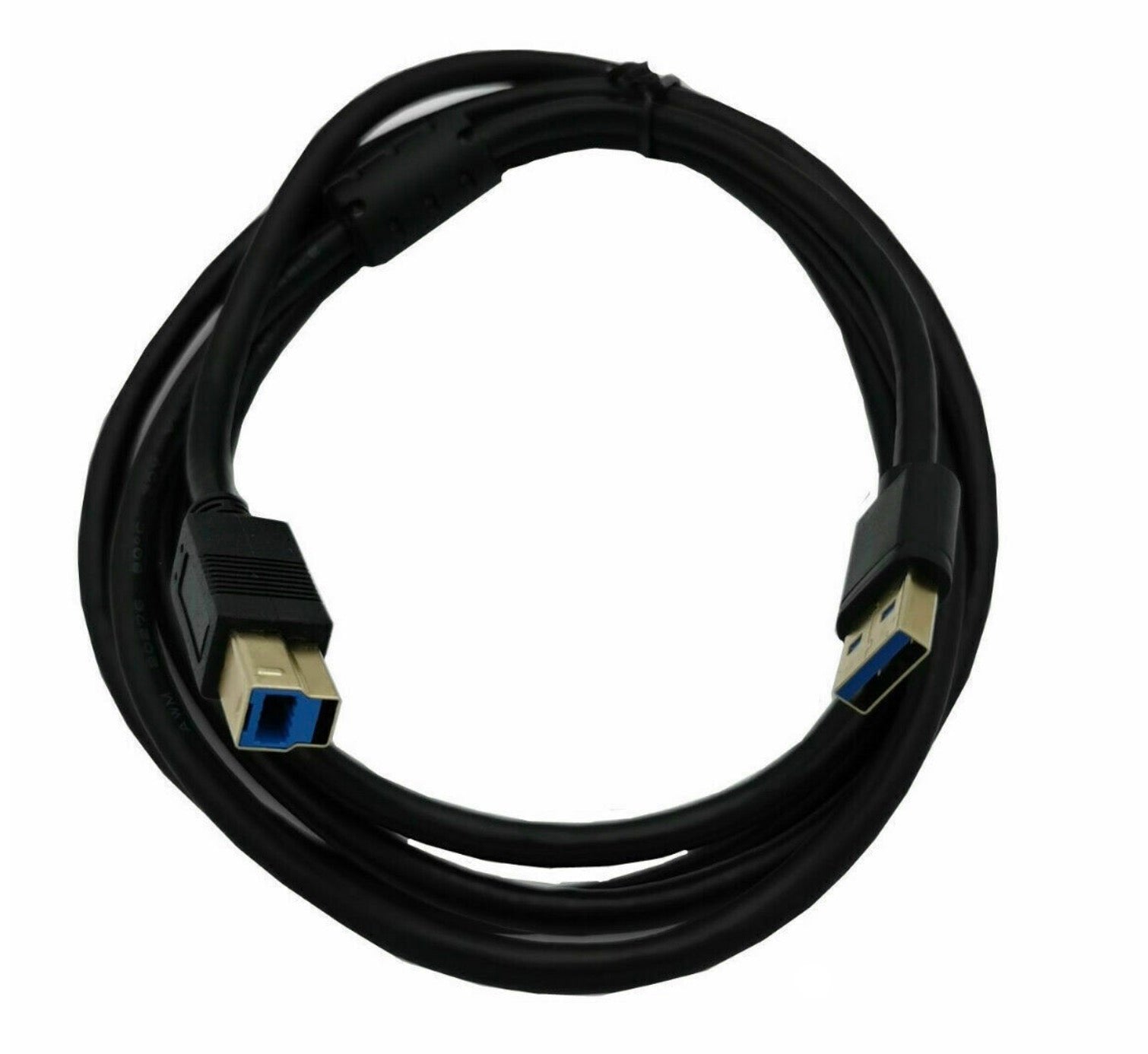 USB 3.0 A Male to B Type Male Cable For Scanners, Printers, Hard Drives