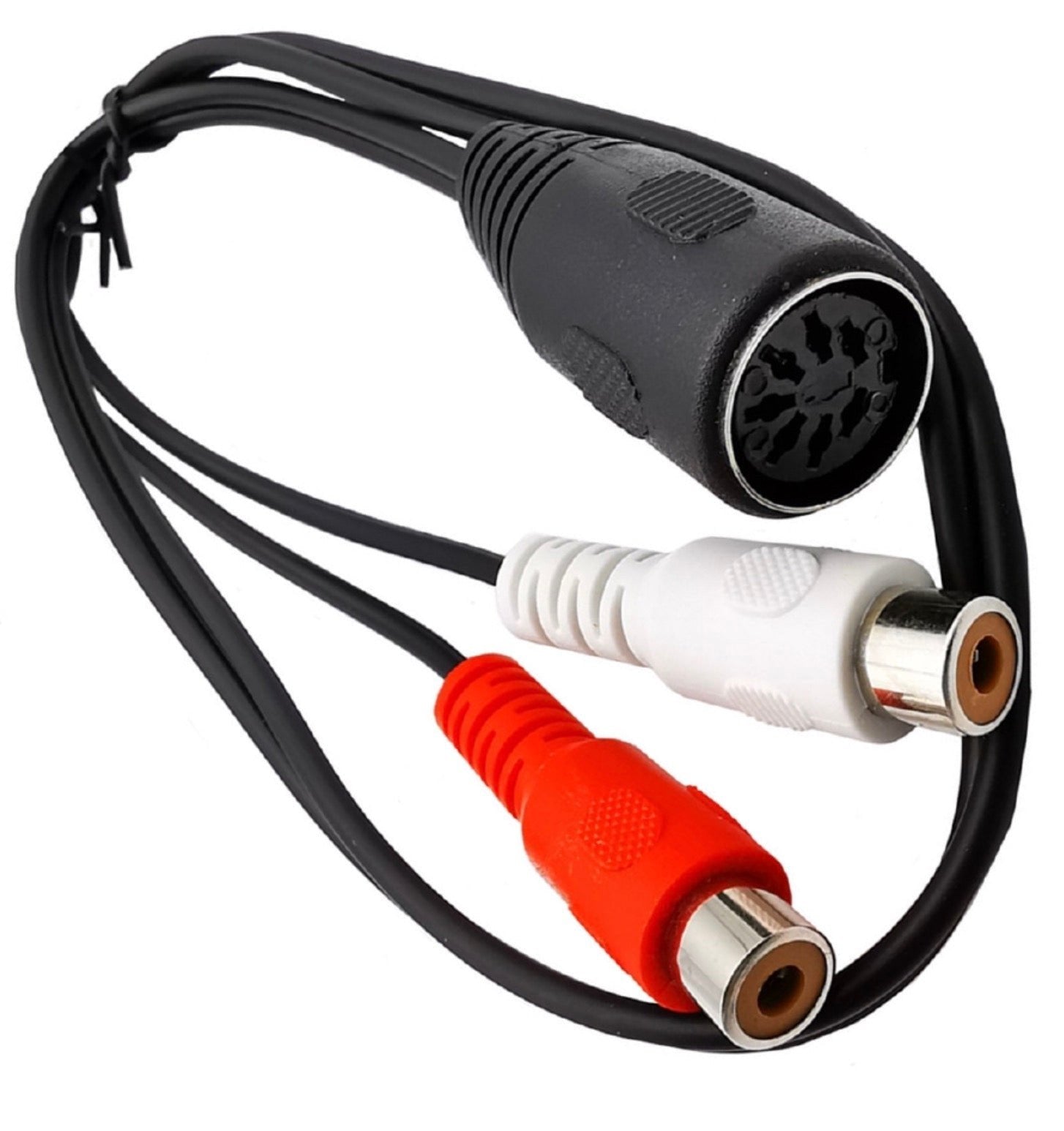 7-Pin DIN Female to Dual RCA Female Audio Stereo Cable for Bang & Olufsen