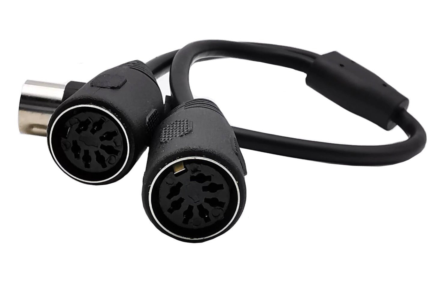 7-Pin Male to Dual 7-Pin Din Female Y Splitter Cable for Bang Olufsen Naim Quad Stereo Systems