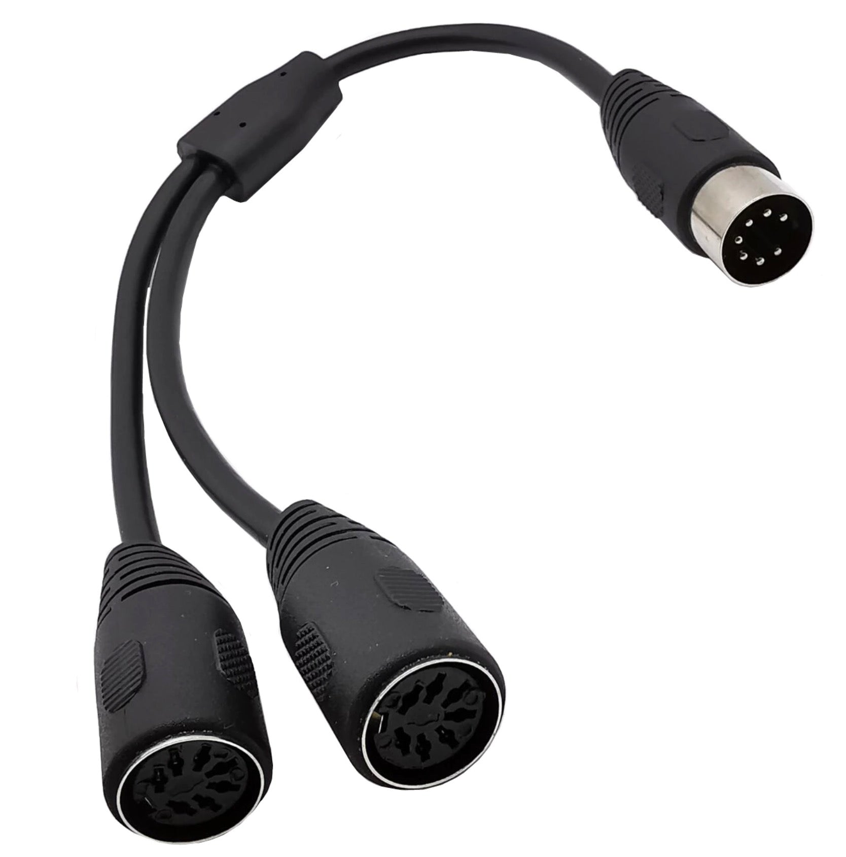 7-Pin Male to Dual 7-Pin Din Female Y Splitter Cable for Bang Olufsen Naim Quad Stereo Systems