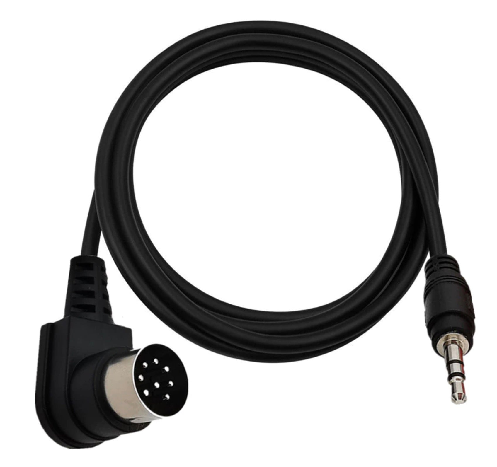 3.5mm Car AUX Input Adapter – Mini Jack to 8 Pin M-BUS CD Changer Audio Cable for Alpine (1.8m)