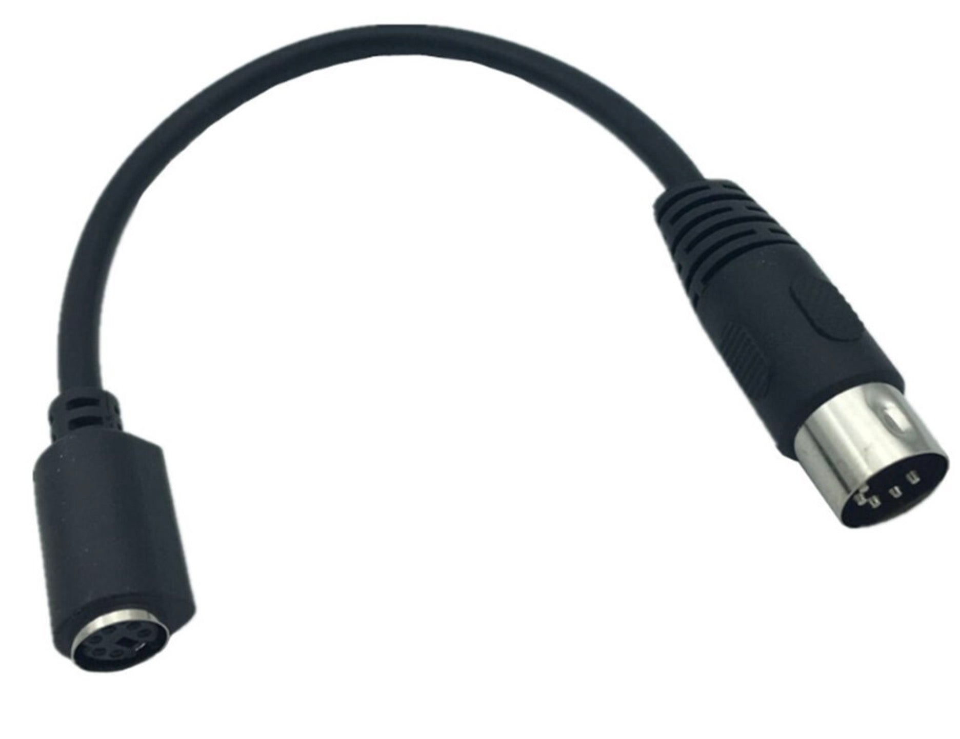 5-Pin Din Male to Mini Din 6-pin PS2 Female Keyboard Adapter Converter Cable