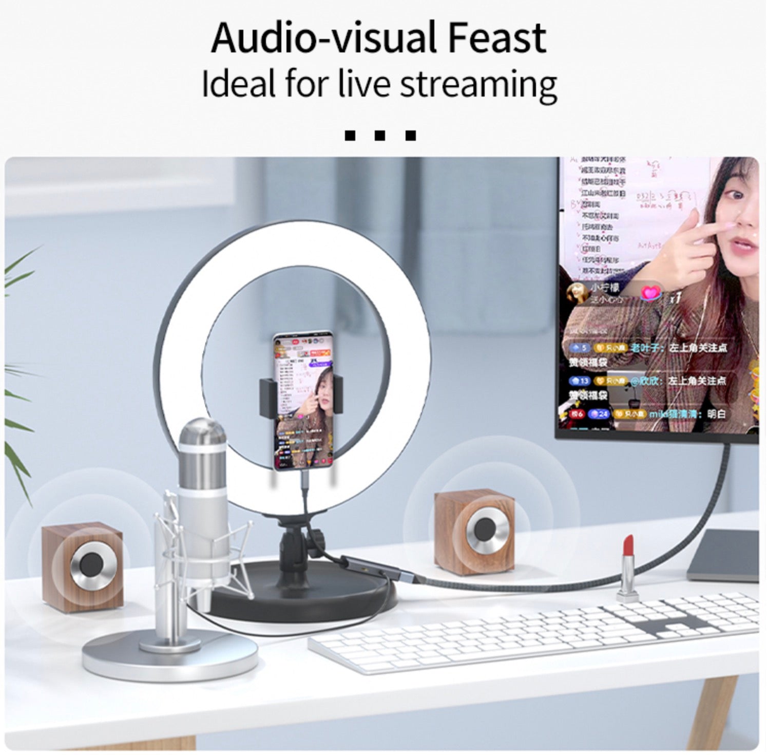 USB-C 3-in-1 Hub with HDMI 4K, 3.5mm Audio and PD 100W Port