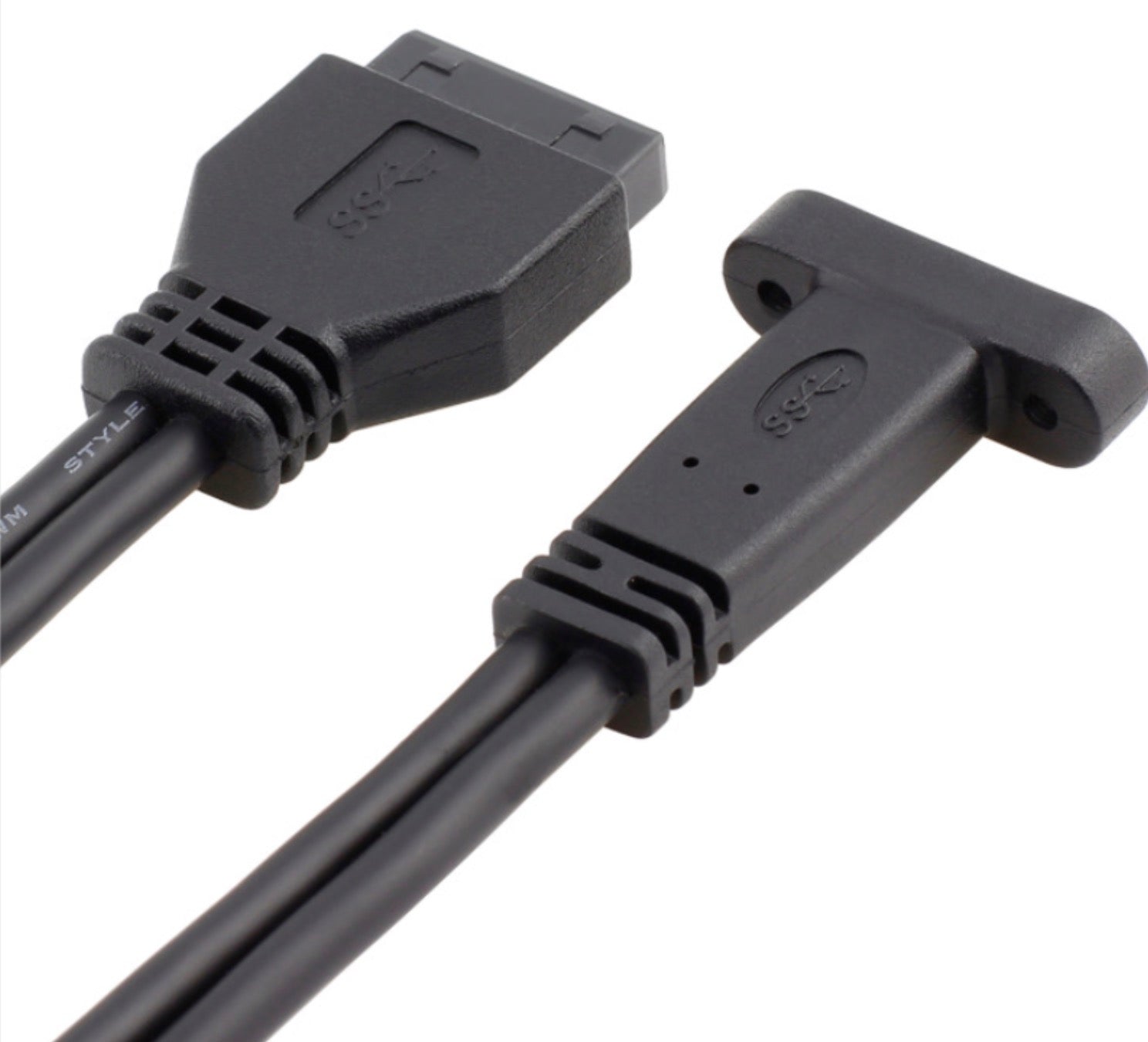 USB-C Female to USB 3.0 Motherboard 19-Pin Header Cable