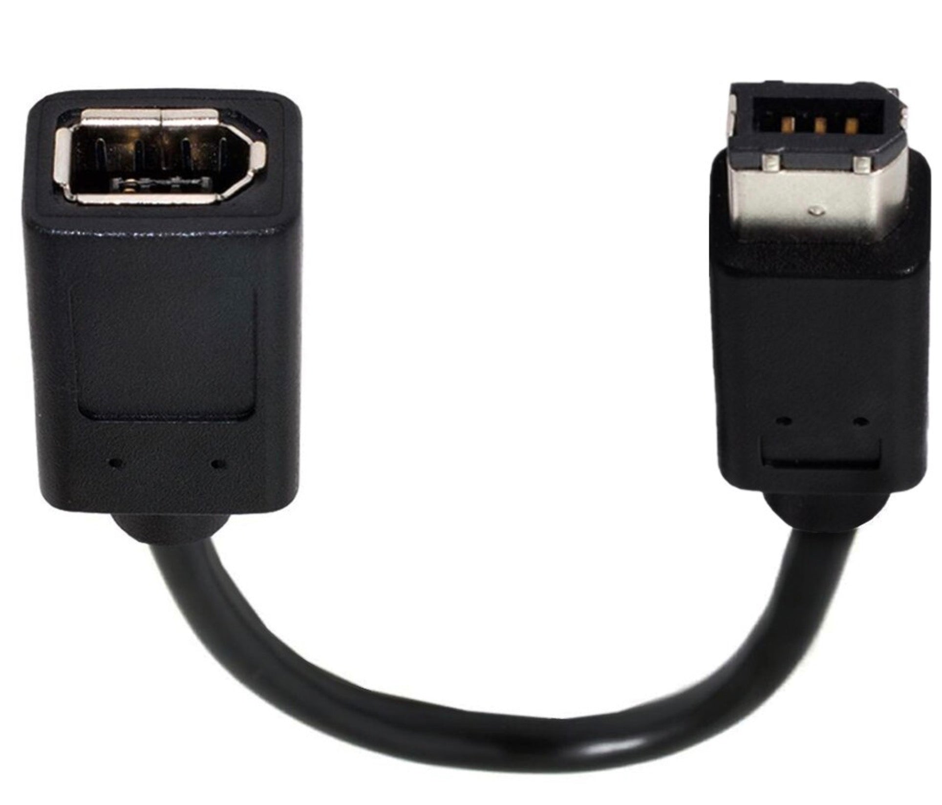 1394 6-Pin Female to 1394b 6-Pin Male FireWire 400 to 400 Extension Cable