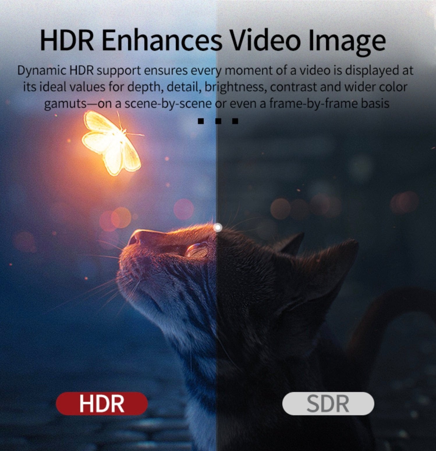 8K HDMI 2.1 Angled Adapter – Male to Female, 8K@60Hz, HDR, Dolby Vision Support