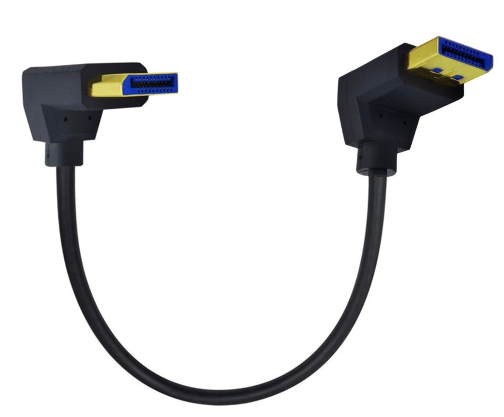 8K DisplayPort 1.4 Male to Male 90° Up to Down Angled Cable (8K@60Hz)