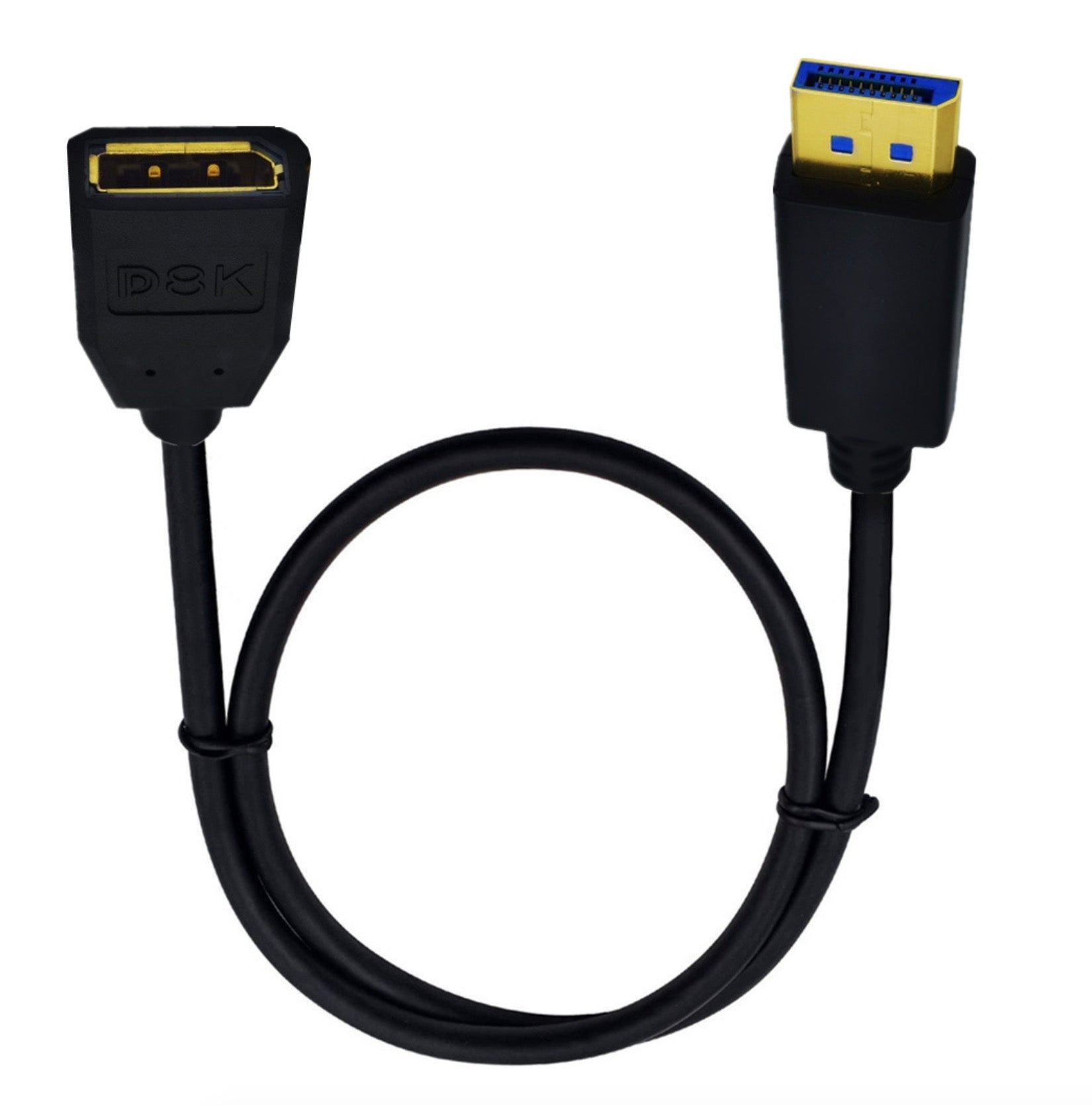 8K DisplayPort 1.4 Male to Female Extension Cable HDR 8K@60Hz / 4K@144Hz