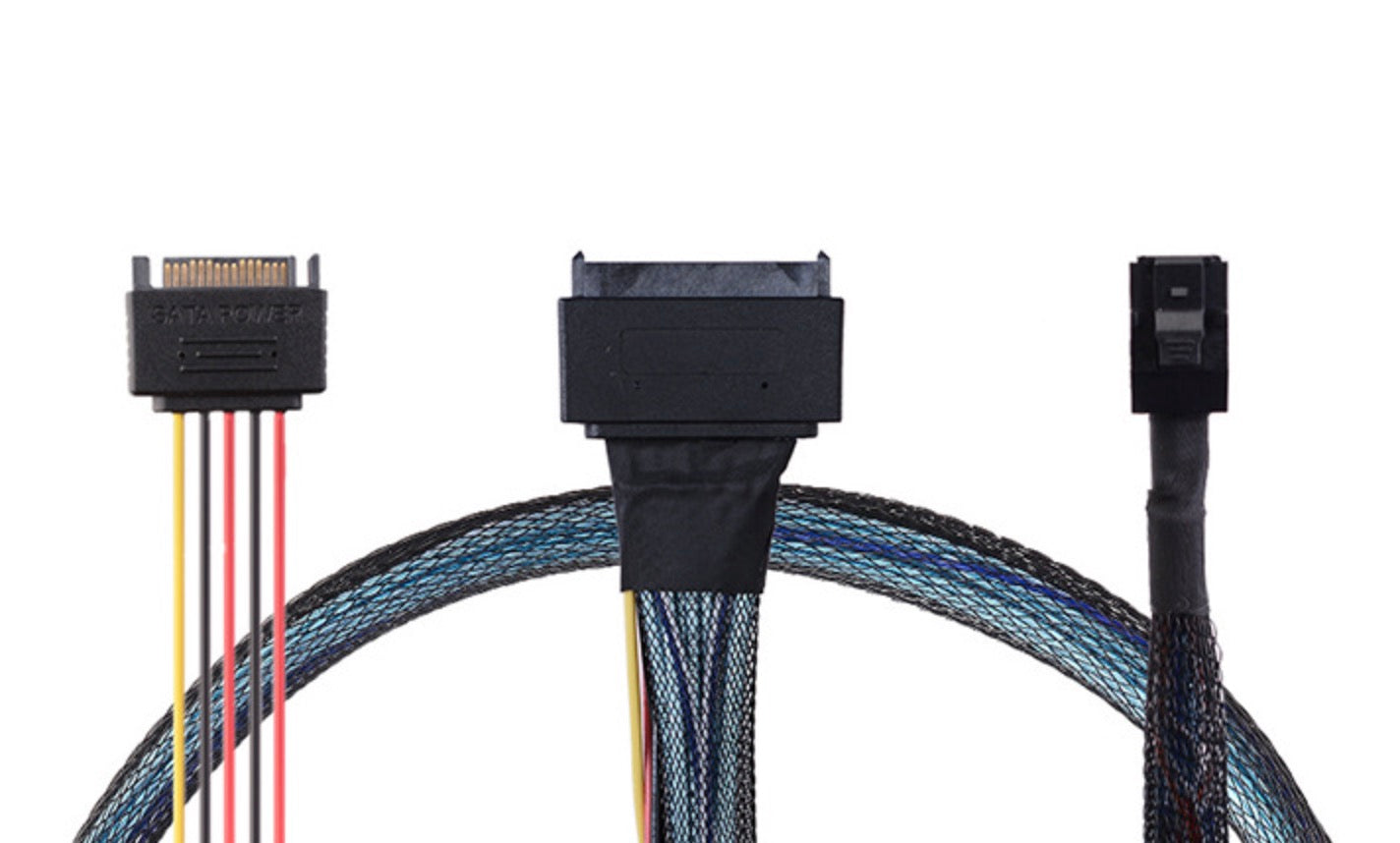 Mini SAS SFF-8643 to U.2 SFF-8639 U2 NVME SSD Data Cable 12Gbps 0.8m