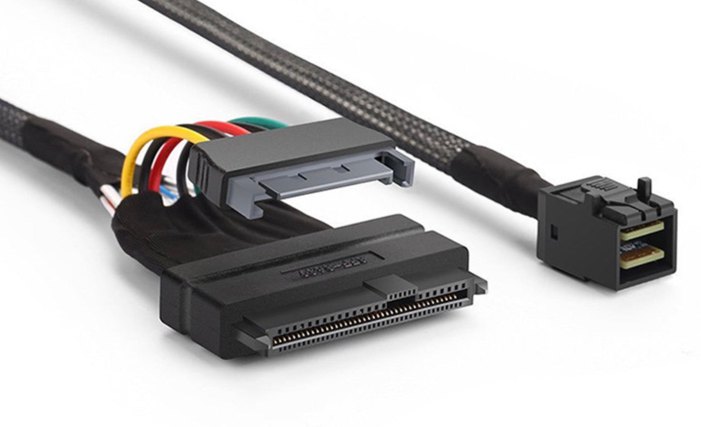 Mini SAS SFF-8643 to U.2 SFF-8639 U2 NVME SSD Data Cable 12Gbps 0.8m