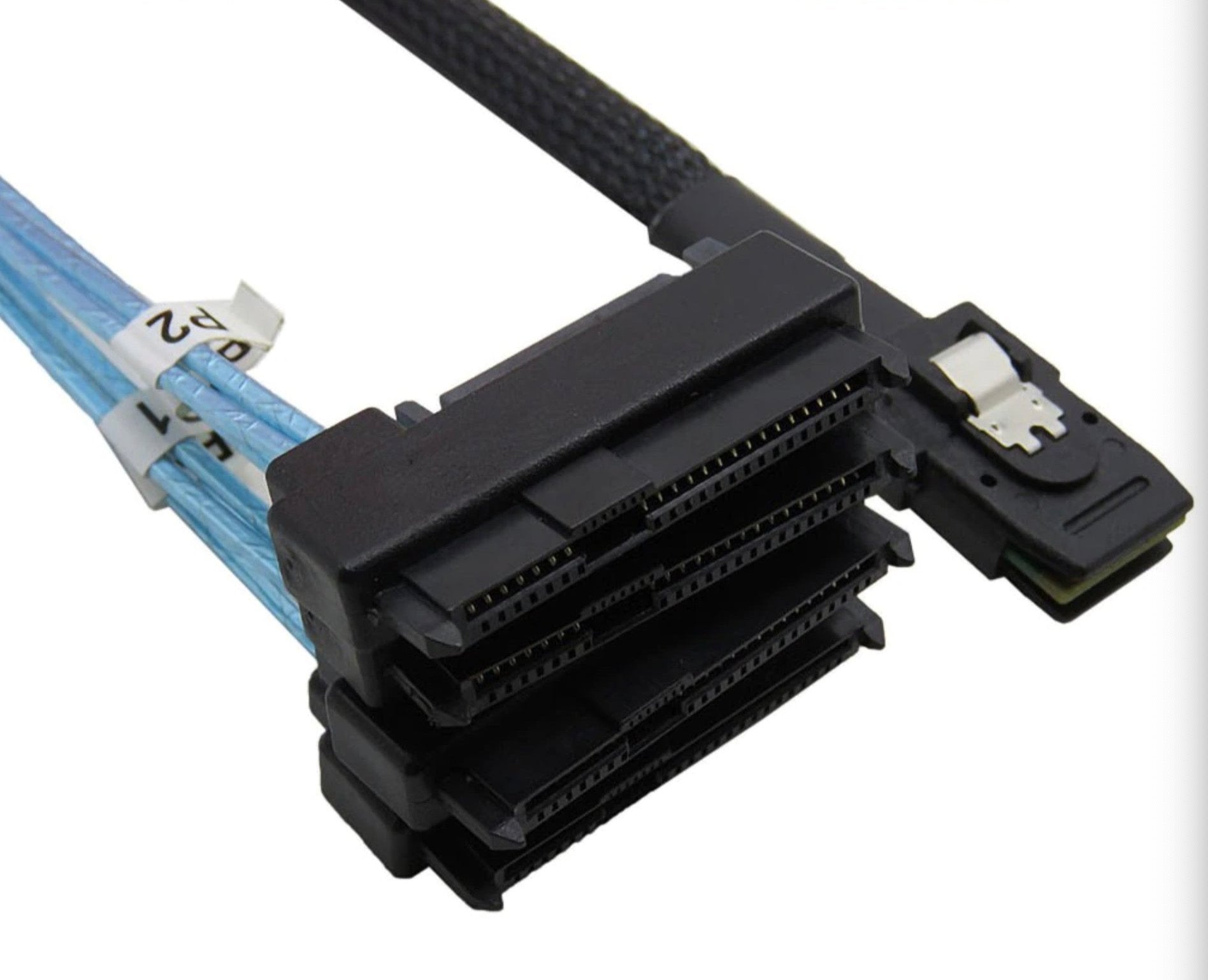 Internal Mini SAS 36Pin SFF-8087 to 4 x 29Pin SFF-8482 SATA Power Cable