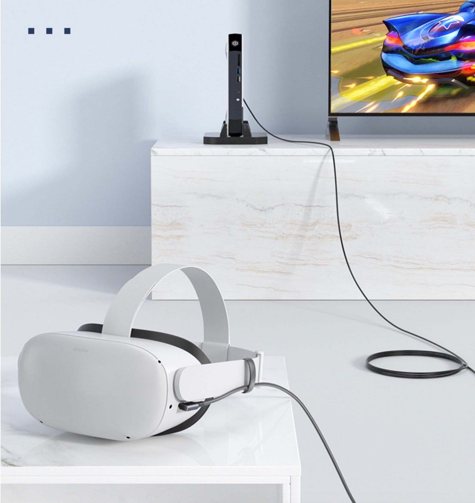 USB-C to USB 3.0 A Male 3A 5Gbps Data Charge Cable For Oculus Quest 2 VR Link 6m / 7m