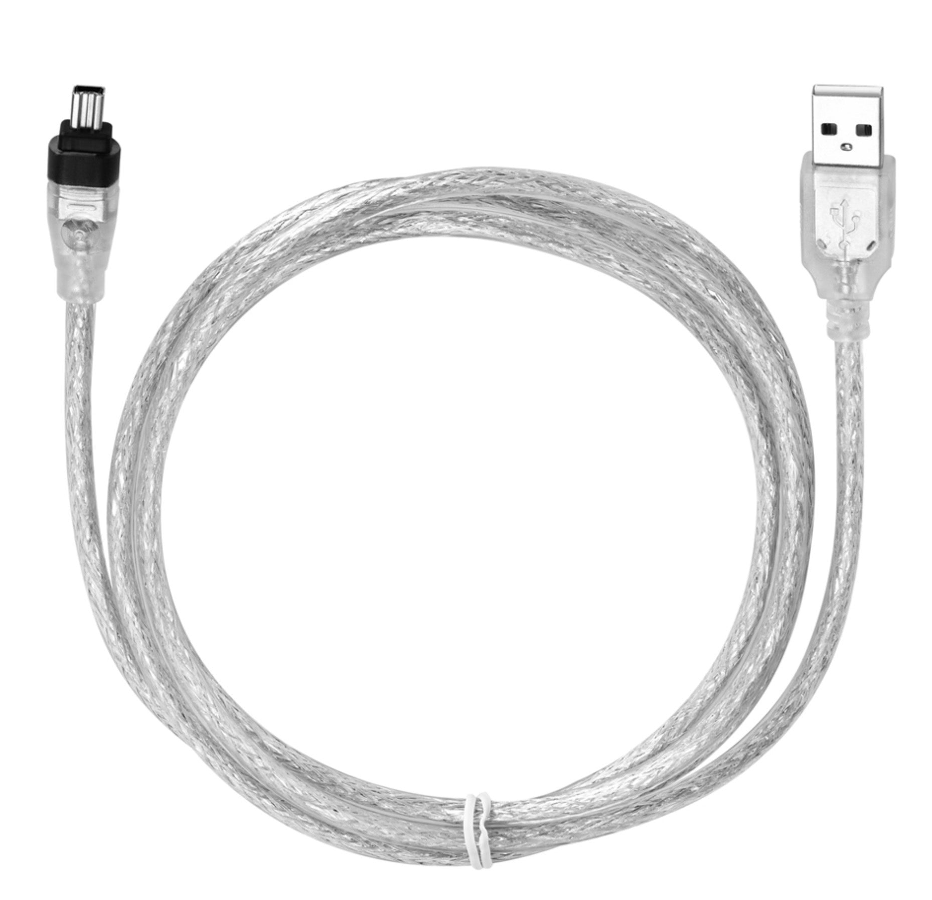 Firewire to USB Cable, IEEE 1394 4 Pin to USB Converter | Male to Male iLink Firewire DV Adapter 1.5m