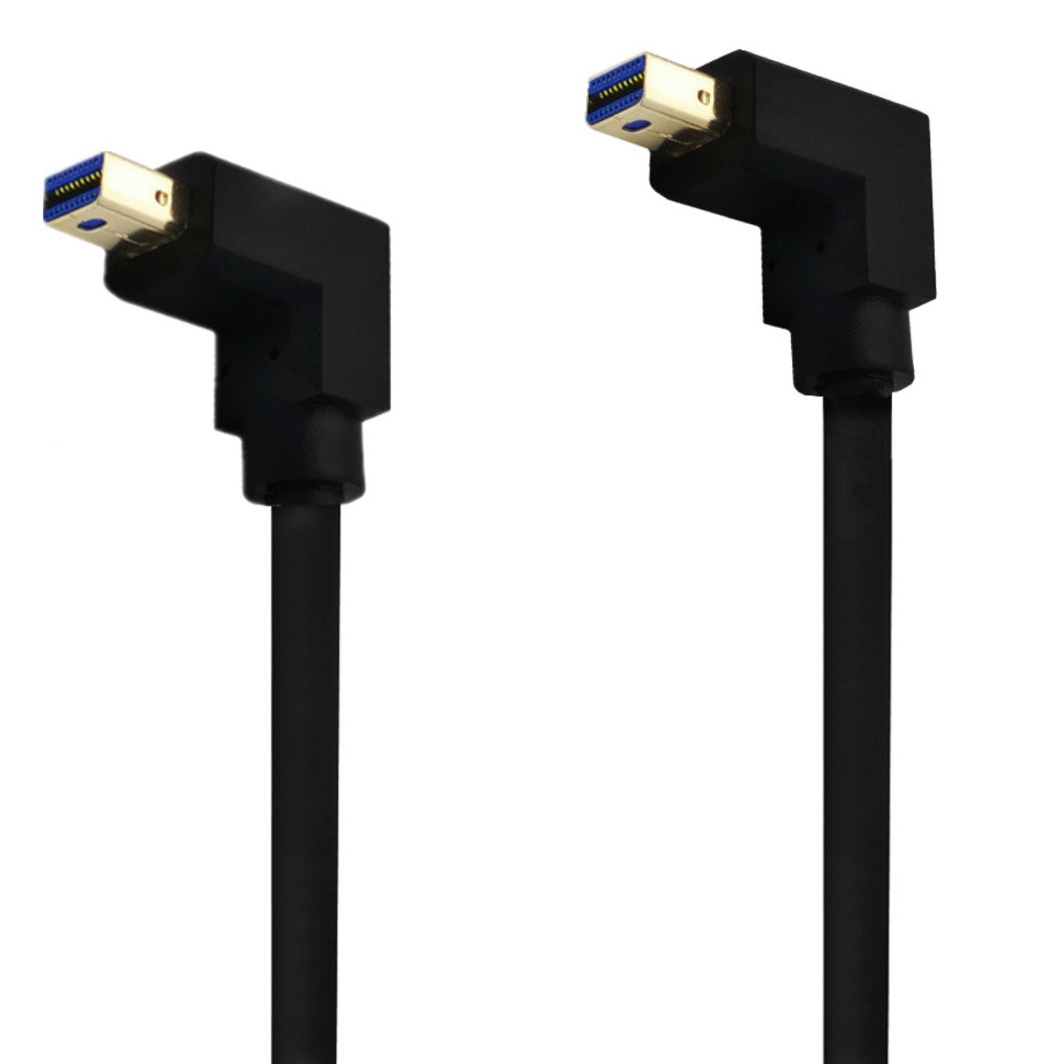 8K 1.4 Mini Displayport Male to Mini DP Male Up/Down Angled Video Cable - 0.3m