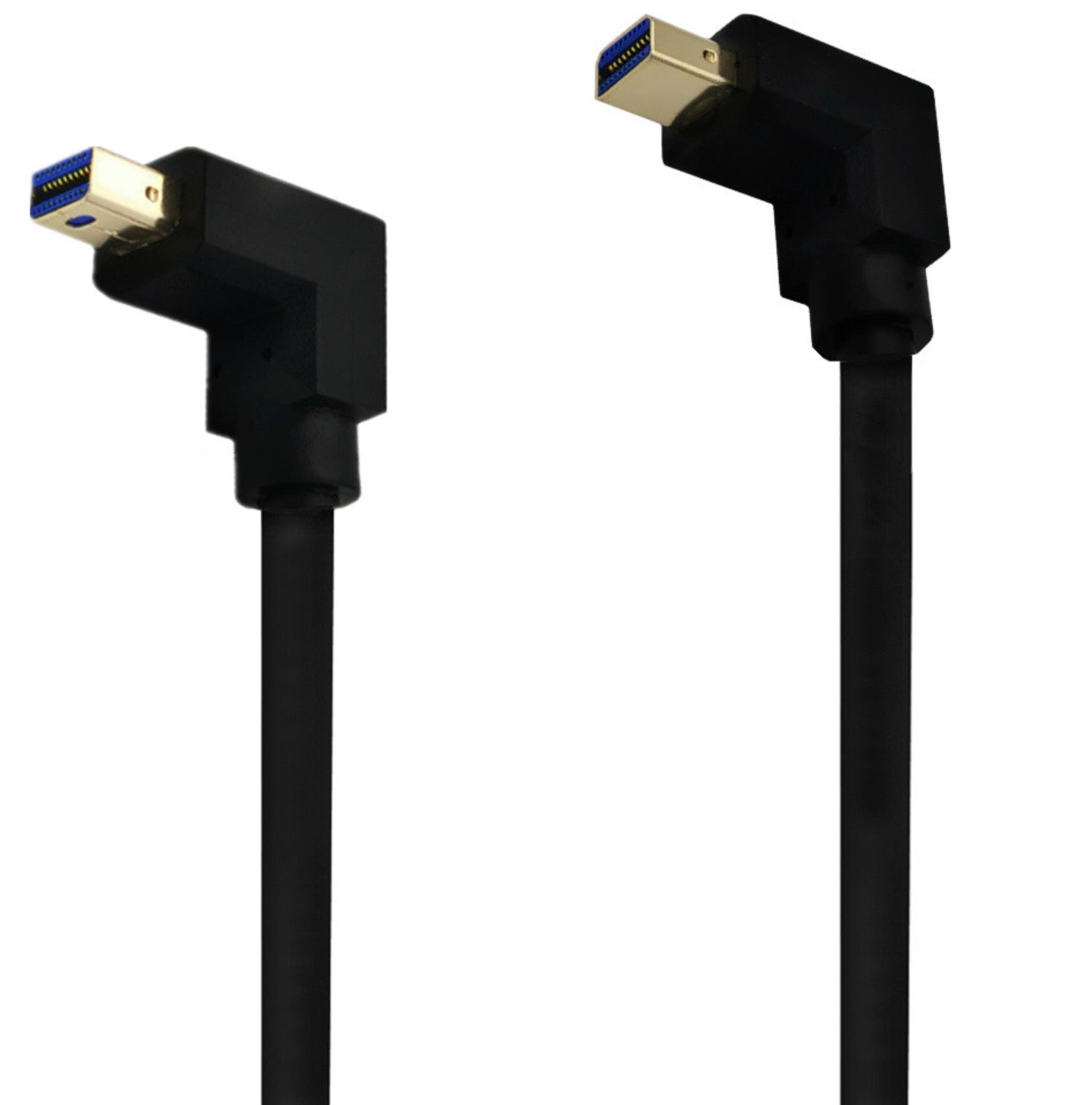 8K 1.4 Mini Displayport Male to Mini DP Male Up/Down Angled Video Cable - 0.3m