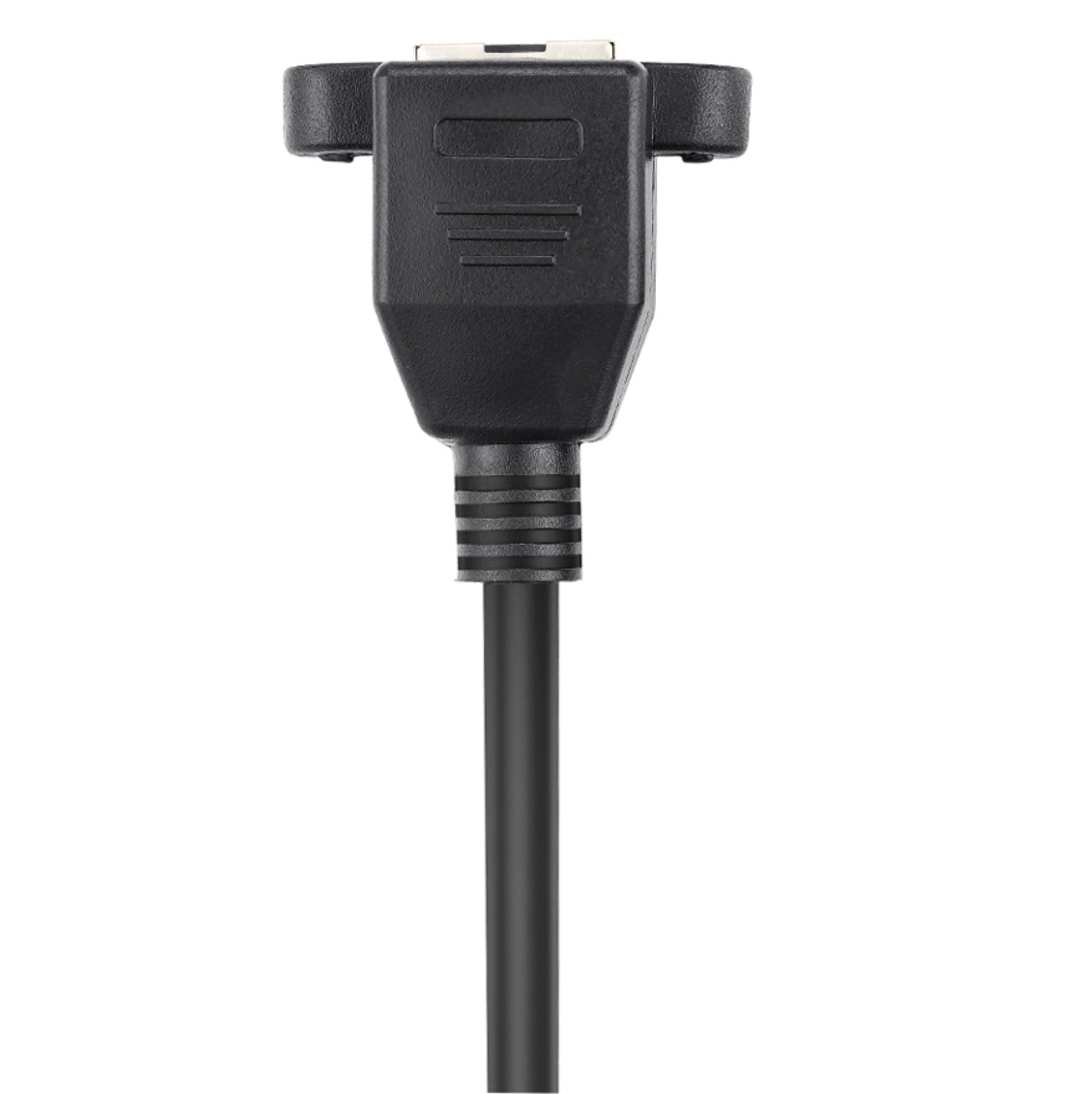 RJ45 Male to Female Ethernet Extension Cable – 1m Shielded CAT6/5e/5 Panel Mount LAN Extender