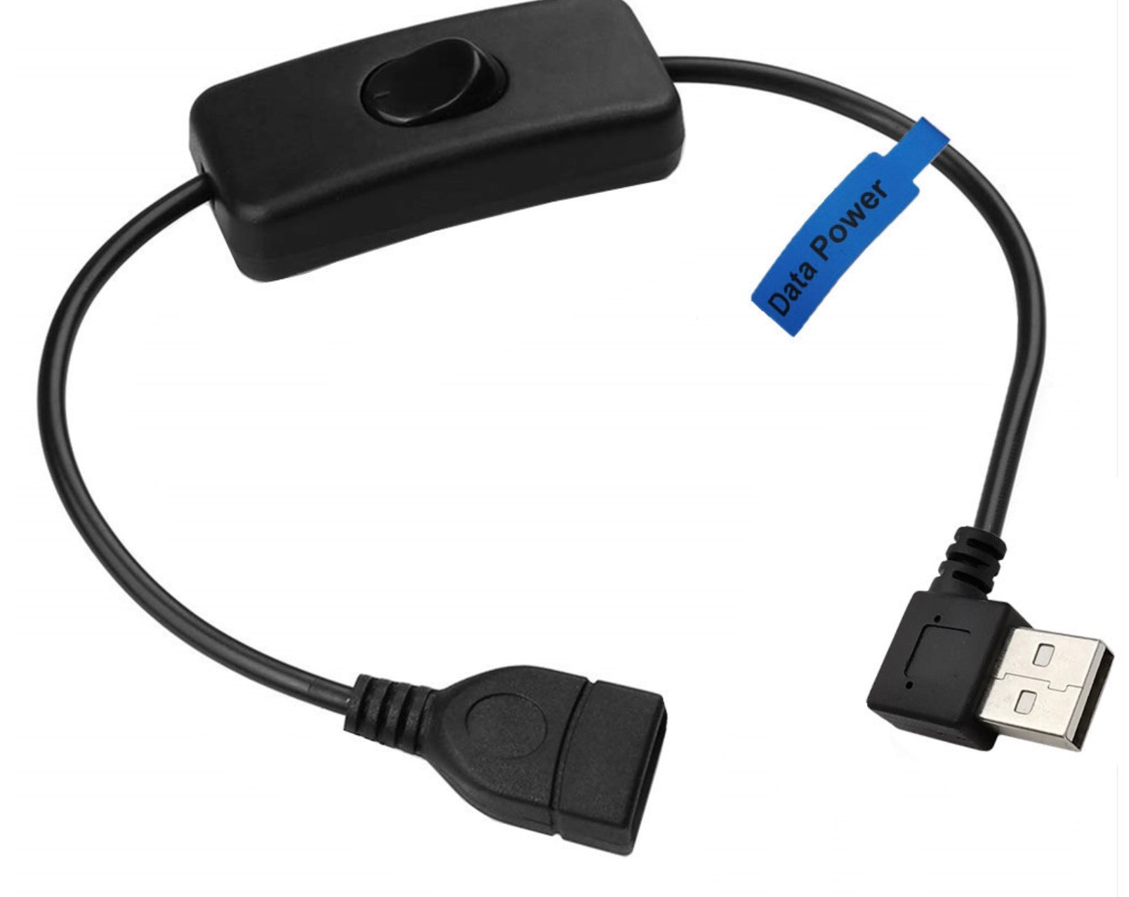 USB 2.0 A Male to Female Data Charging Extension Cable with On/Off Switch