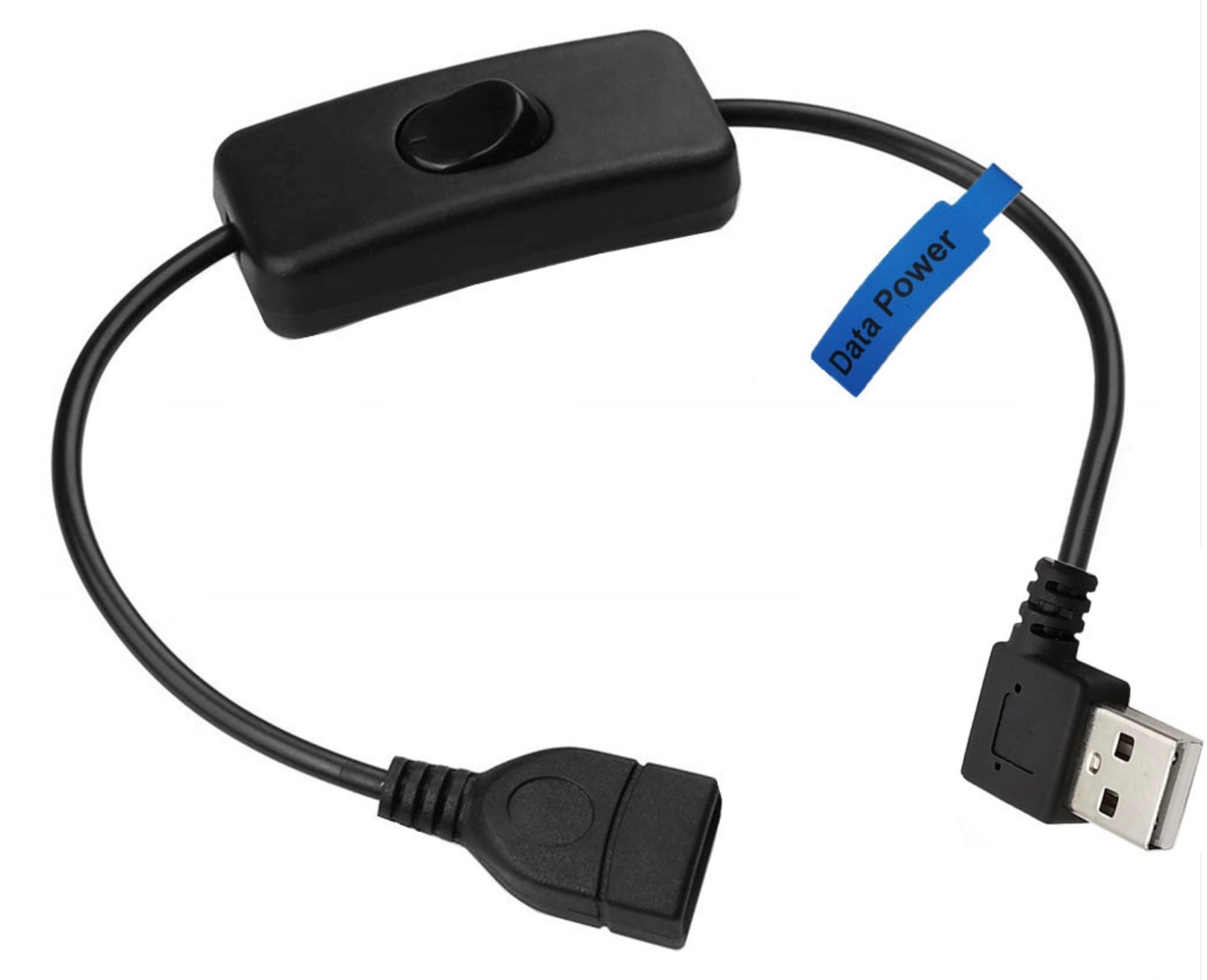 USB 2.0 A Male to Female Data Charging Extension Cable with On/Off Switch