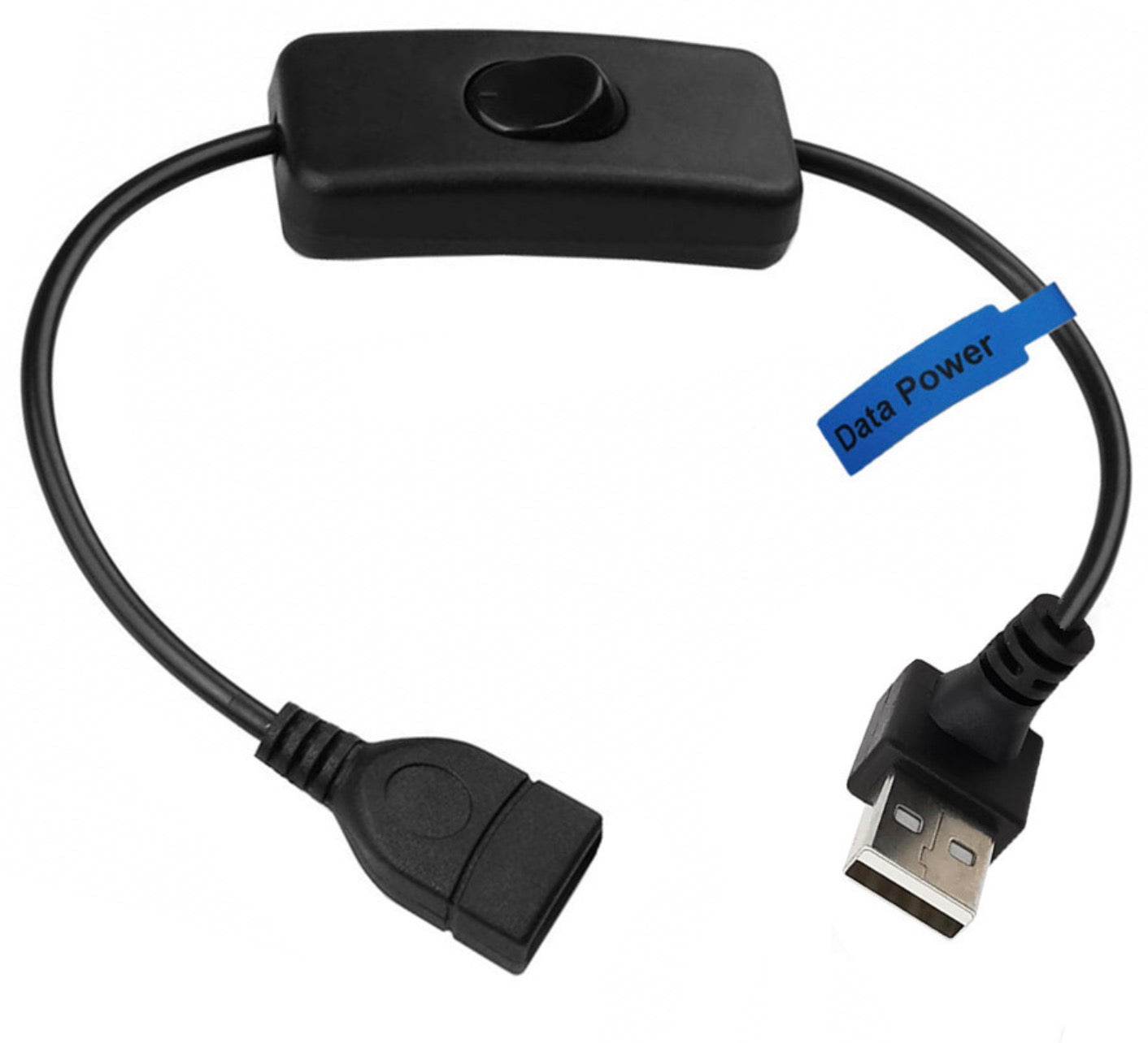 USB 2.0 A Male to Female Data Charging Extension Cable with On/Off Switch