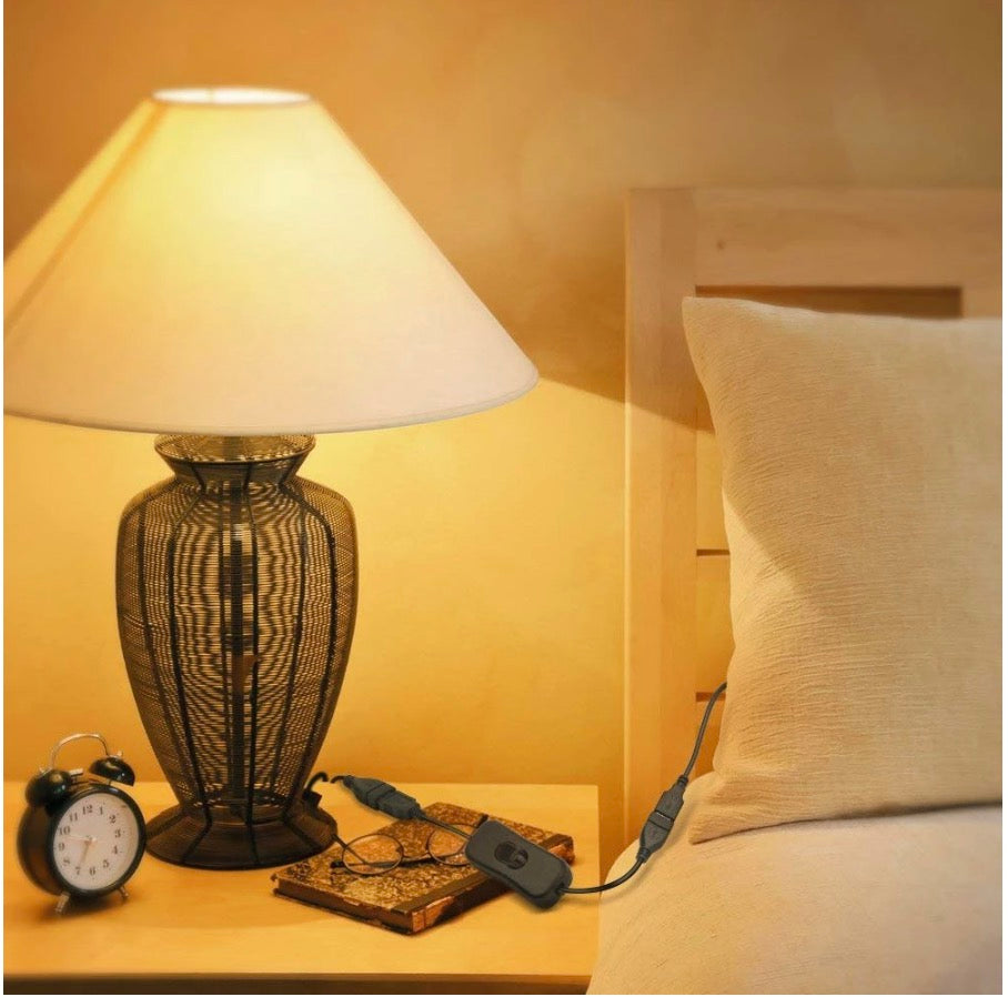 USB 2.0 A Male to Female Data Charging Extension Cable with On/Off Switch