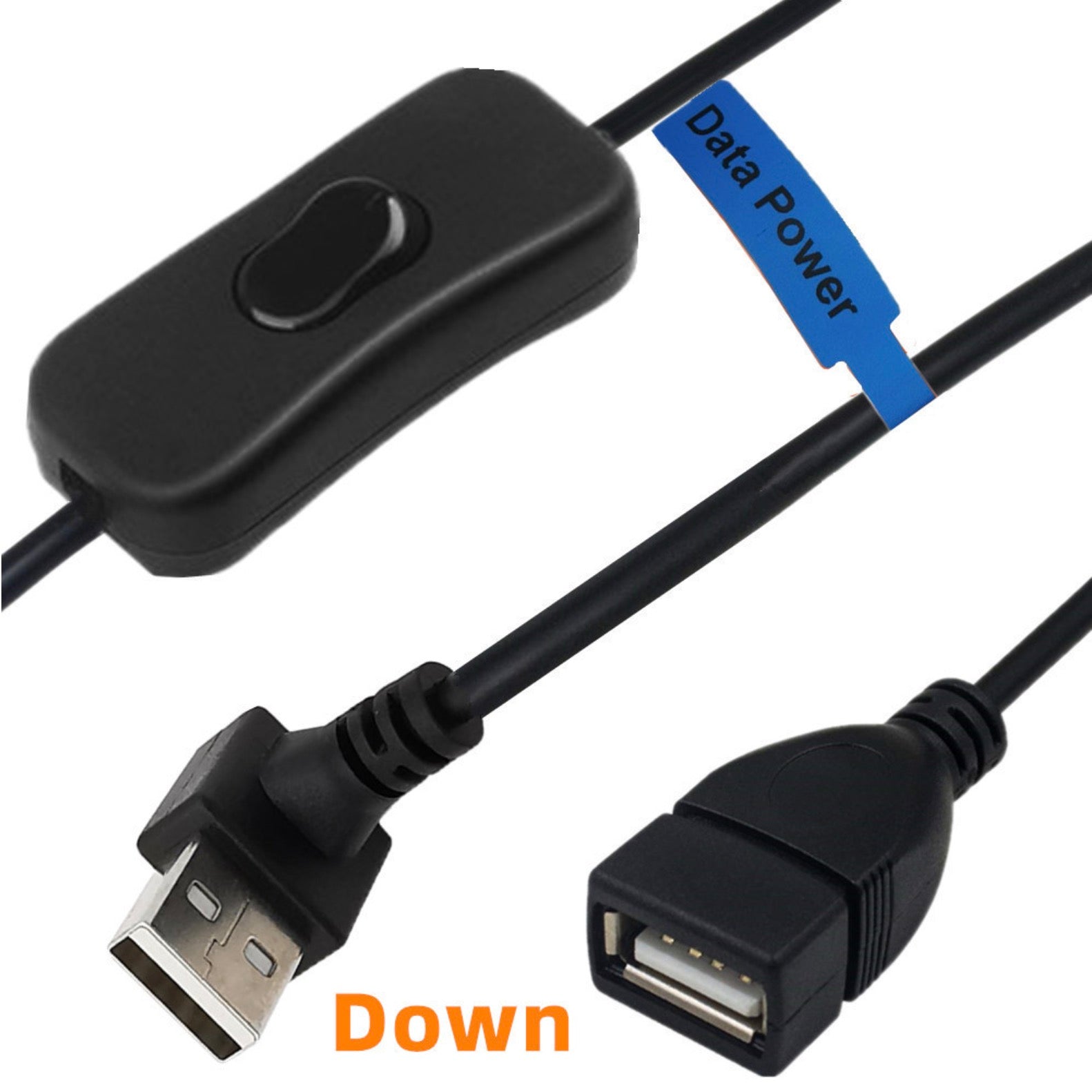 USB power switch extension cable for Raspberry Pi 1m