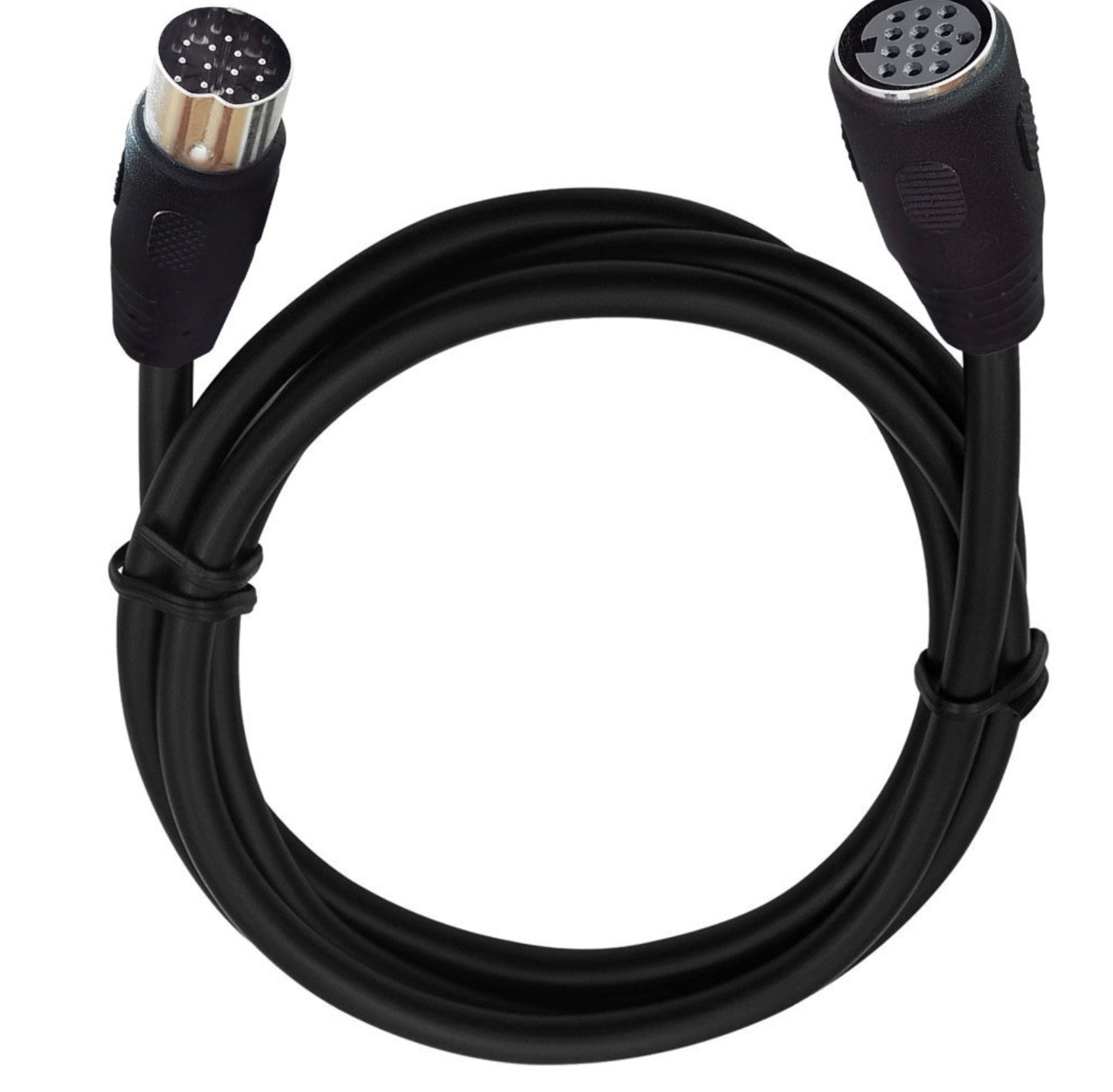 13 Pin Din Male to Female Extension Cable for Ham Radio, Icom Receivers, Kenwood