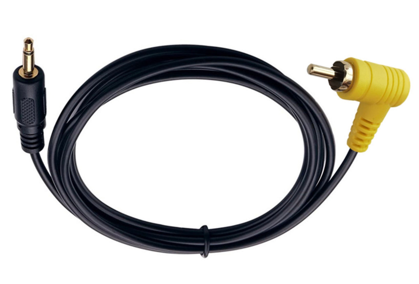 3.5mm 1/8 inch Mono Male Plug to 90 Degree Angled RCA Male Jack Audio Cable 1.8m