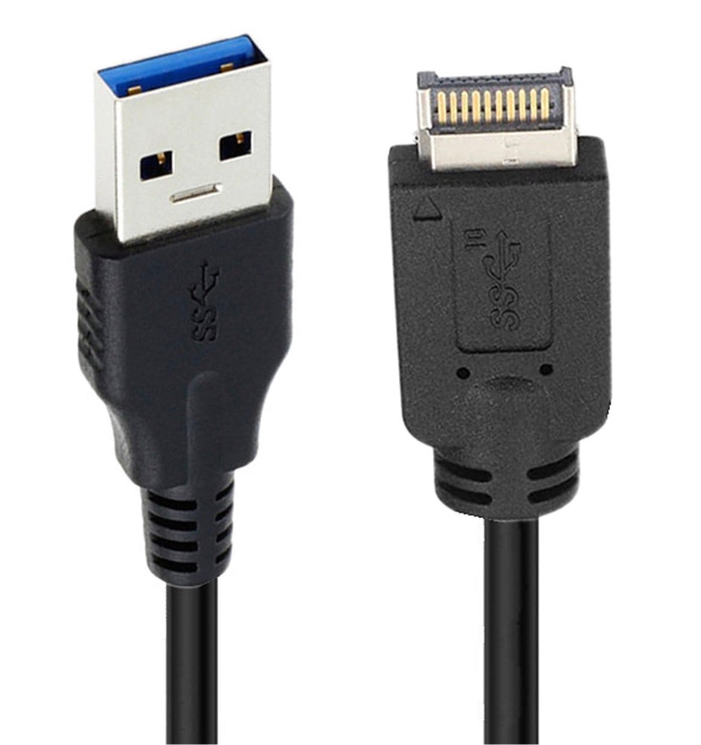 USB 3.1 Type-E 24-Pin Front Panel Header to USB 3.0 Type-A Male Extension Cable 0.5m