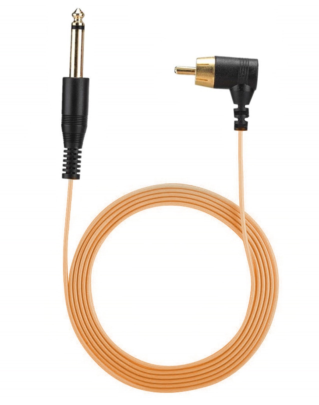 RCA to 6.35mm tattoo machine cable