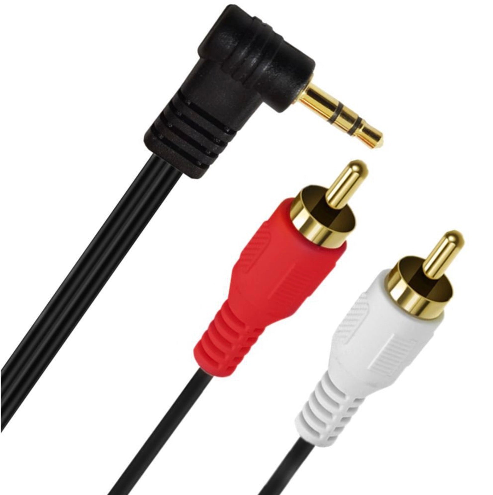 3.5mm 1/8 Stereo Mini Jack Male to 2 Male RCA Audio Cable 0.25m / 1.5m