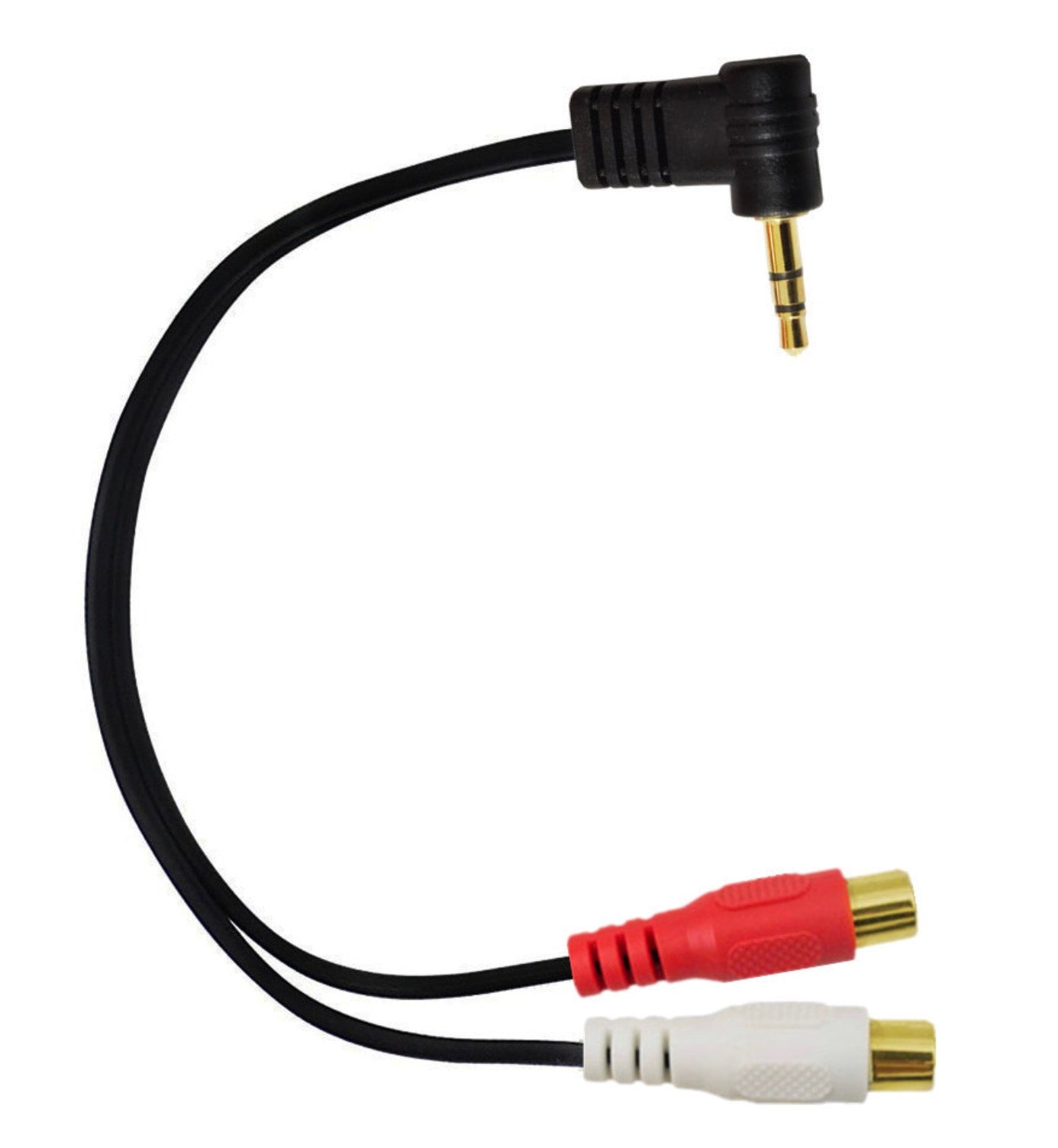 3.5mm TRS (1/8 in) Jack Male to 2 x RCA Female Audio Cable 0.25m / 1.5m