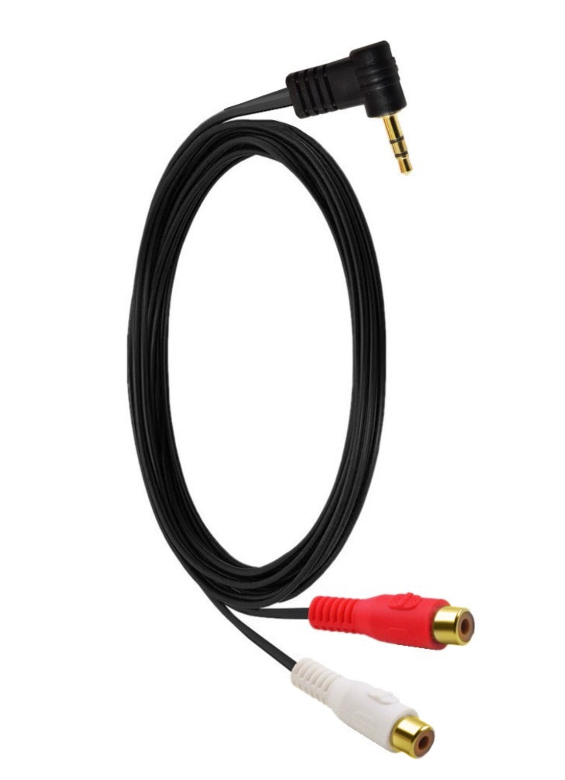 3.5mm TRS (1/8 in) Jack Male to 2 x RCA Female Audio Cable 0.25m / 1.5m