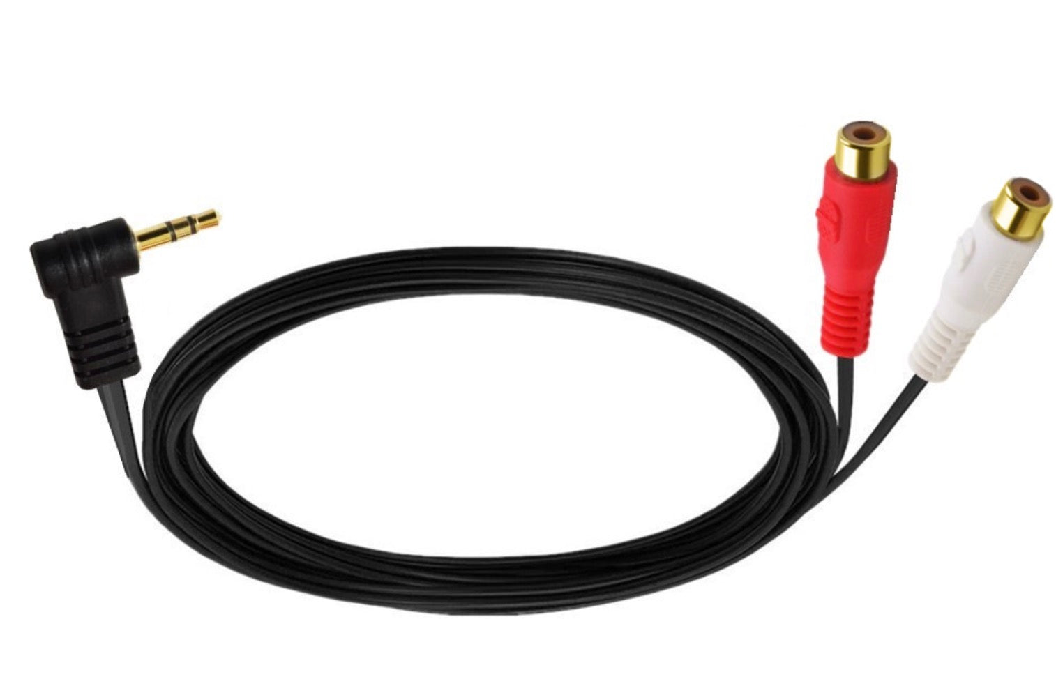 3.5mm TRS (1/8 in) Jack Male to 2 x RCA Female Audio Cable 0.25m / 1.5m