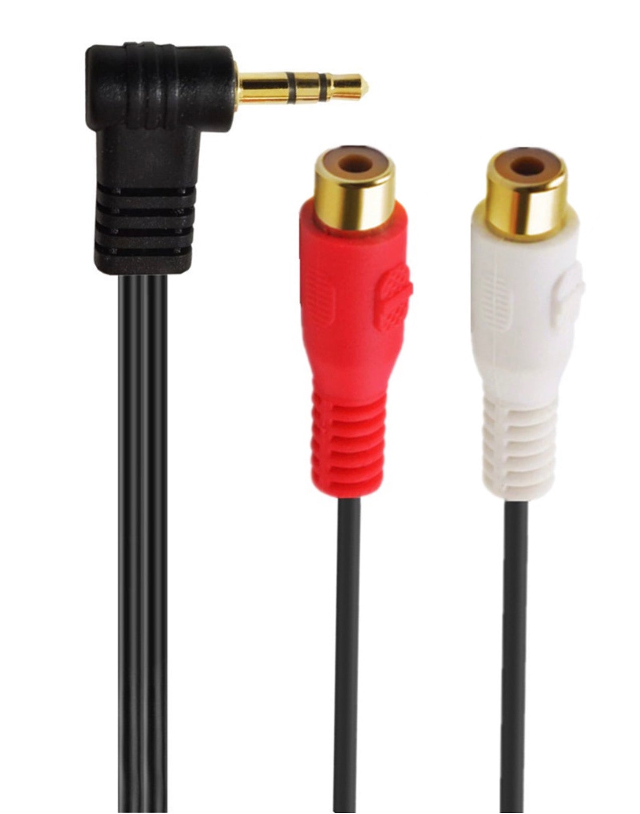 3.5mm TRS (1/8 in) Jack Male to 2 x RCA Female Audio Cable 0.25m / 1.5m