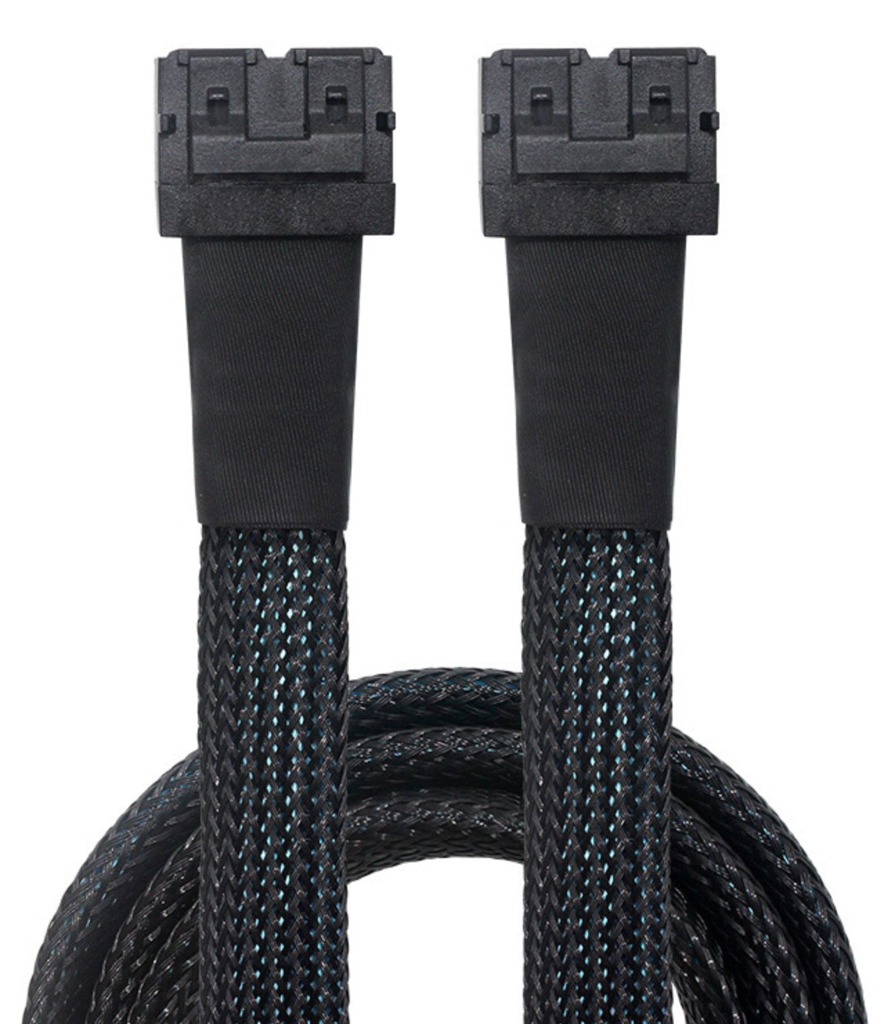 Mini SAS Dual SFF-8643 8i Female to Dual SFF-8643 8i Female 72 Pin Cable 0.5m