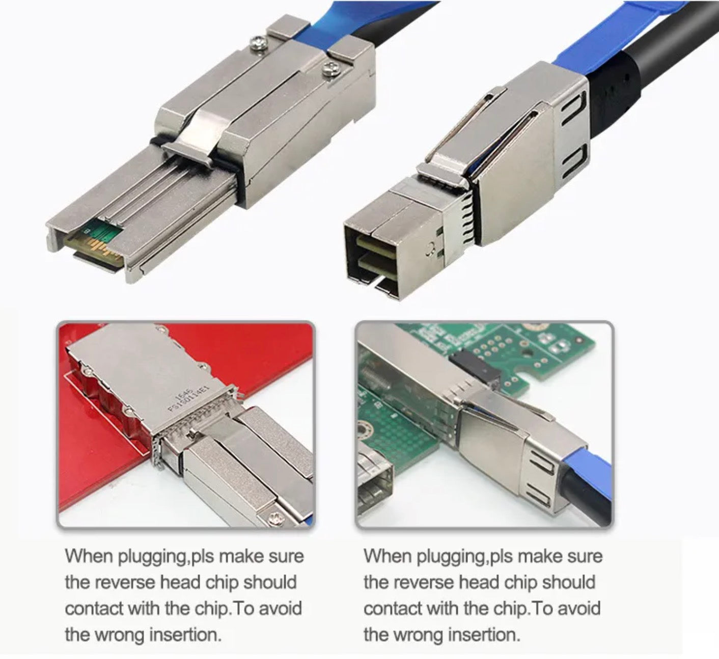Mini SAS SFF-8644 to SFF-8088 26 Pin External Storage Data Cable 1m