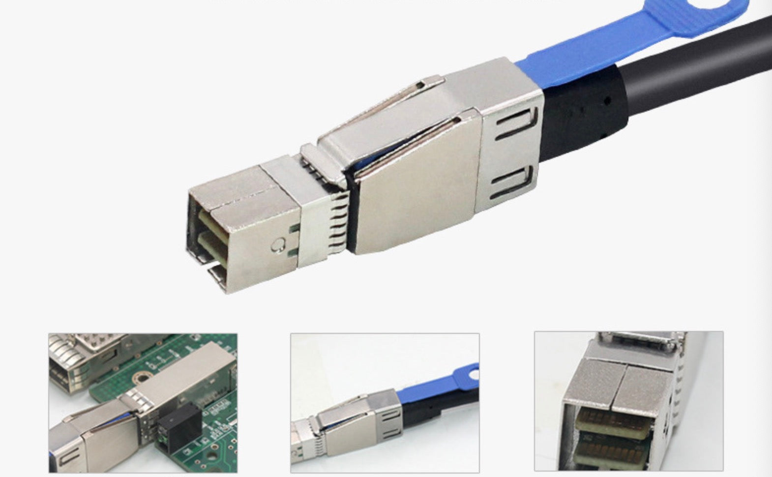 Mini SAS HD SFF-8644 to Mini SAS HD SFF-8643 Data Server Raid Cable 1m