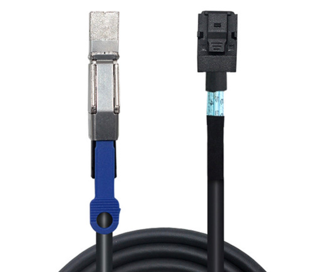 Mini SAS HD SFF-8644 to Mini SAS HD SFF-8643 Data Server Raid Cable 1m