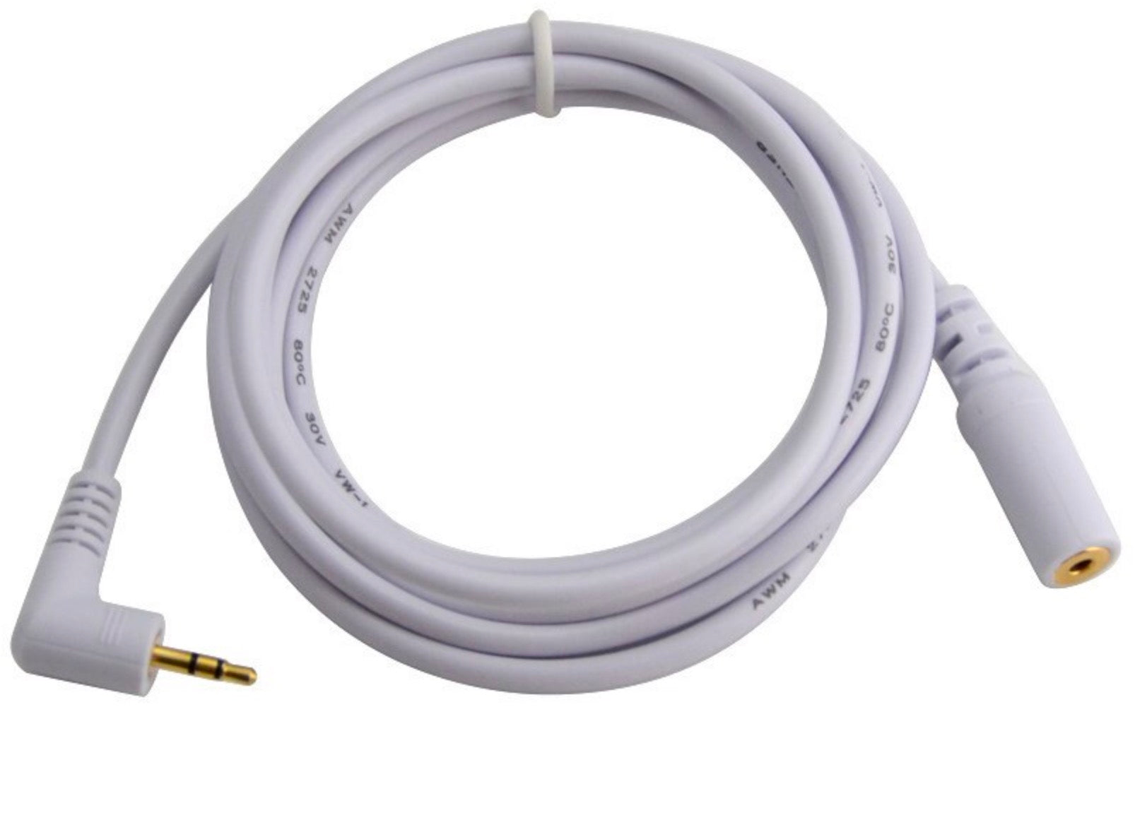 2.5mm stereo audio extension cable male to female 1.5m