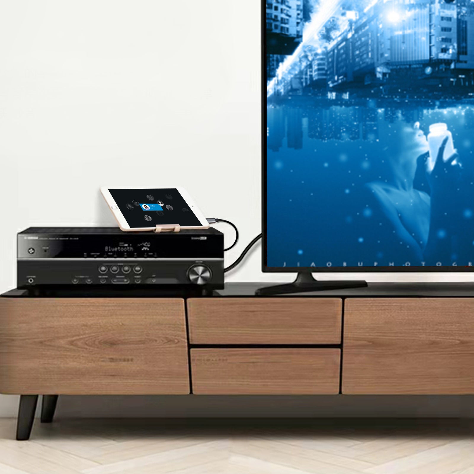 USB-C to Dual 6.35mm 1/4 inch TS Audio Y Splitter Stereo Cable 3m