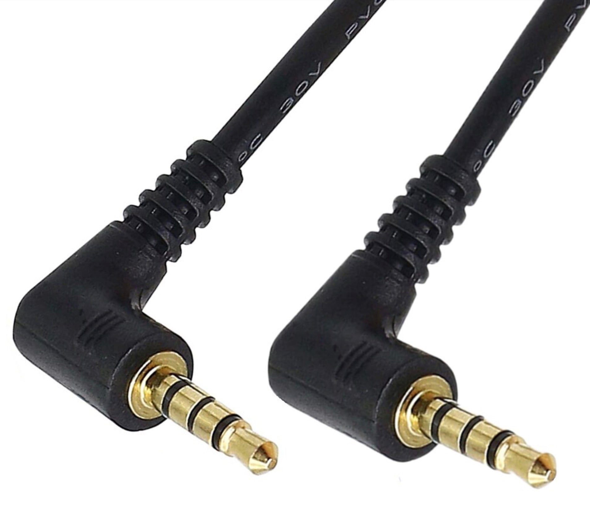 3.5mm TRRS male to male audio extension cable