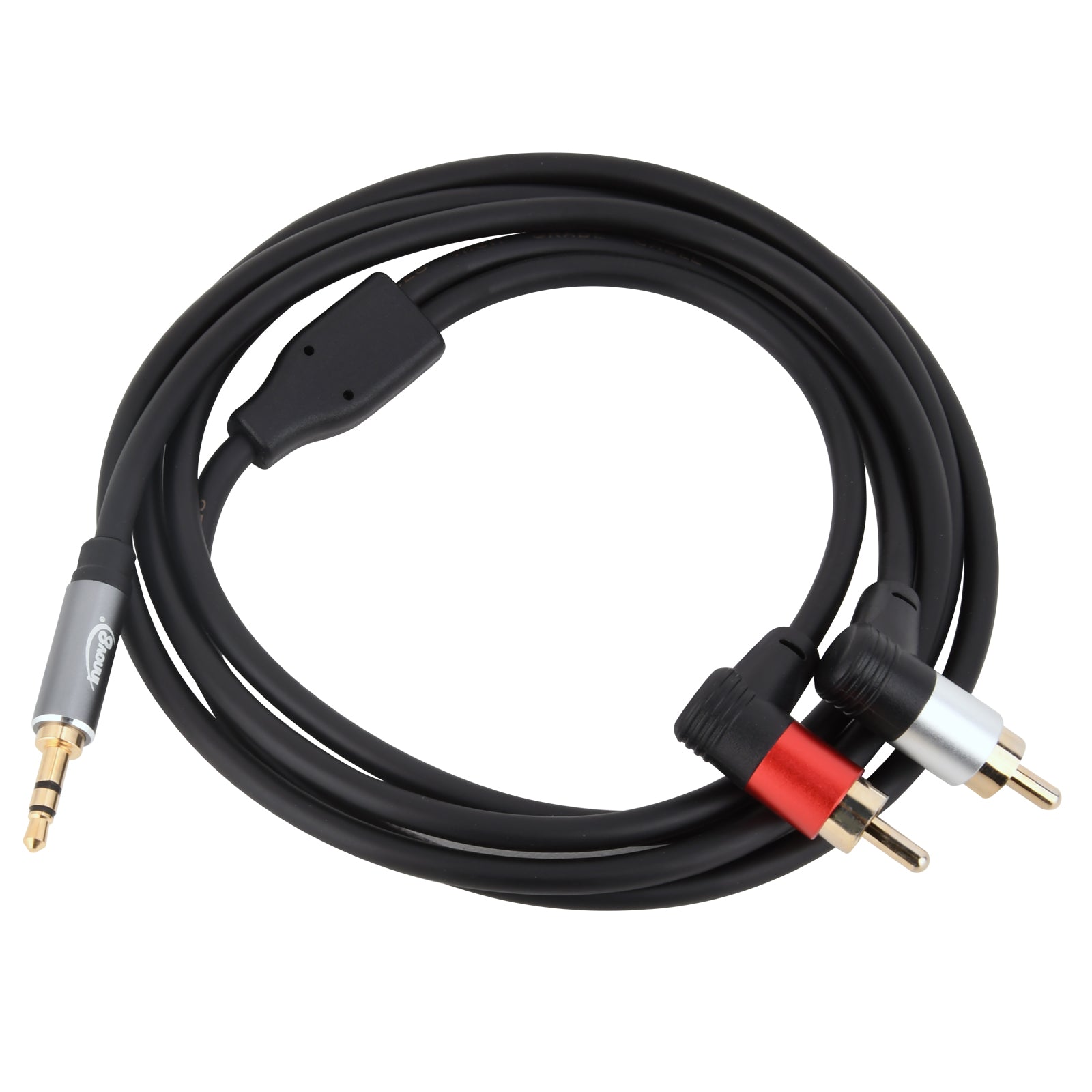 RCA Dual Phono Jack to 3.5mm Stereo Headphone Sound Audio Cable Y Splitter 1.5m