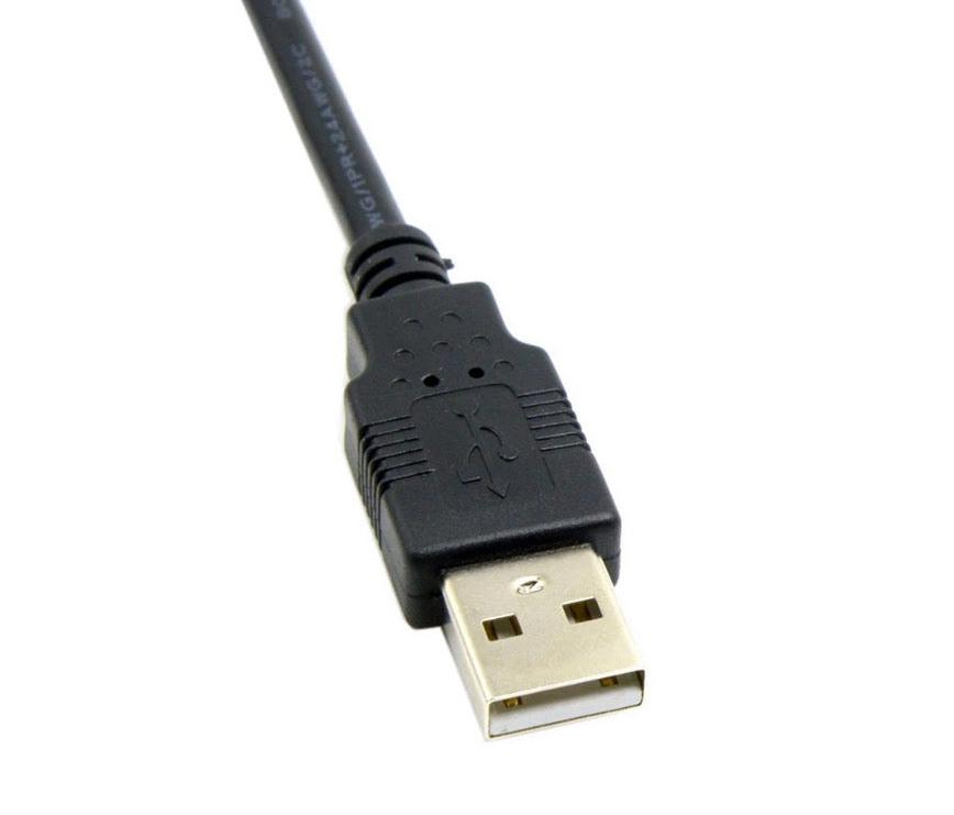 Micro 5 Pin USB Male to USB 2.0 Type A Data Charge Cable 3m
