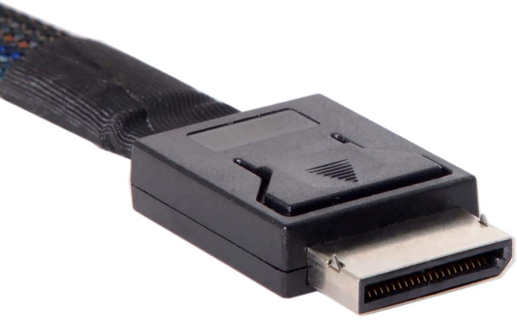 OCuLink PCIe SFF-8611 4i to OCuLink SFF-8611 SSD Data Active Cable 0.8m